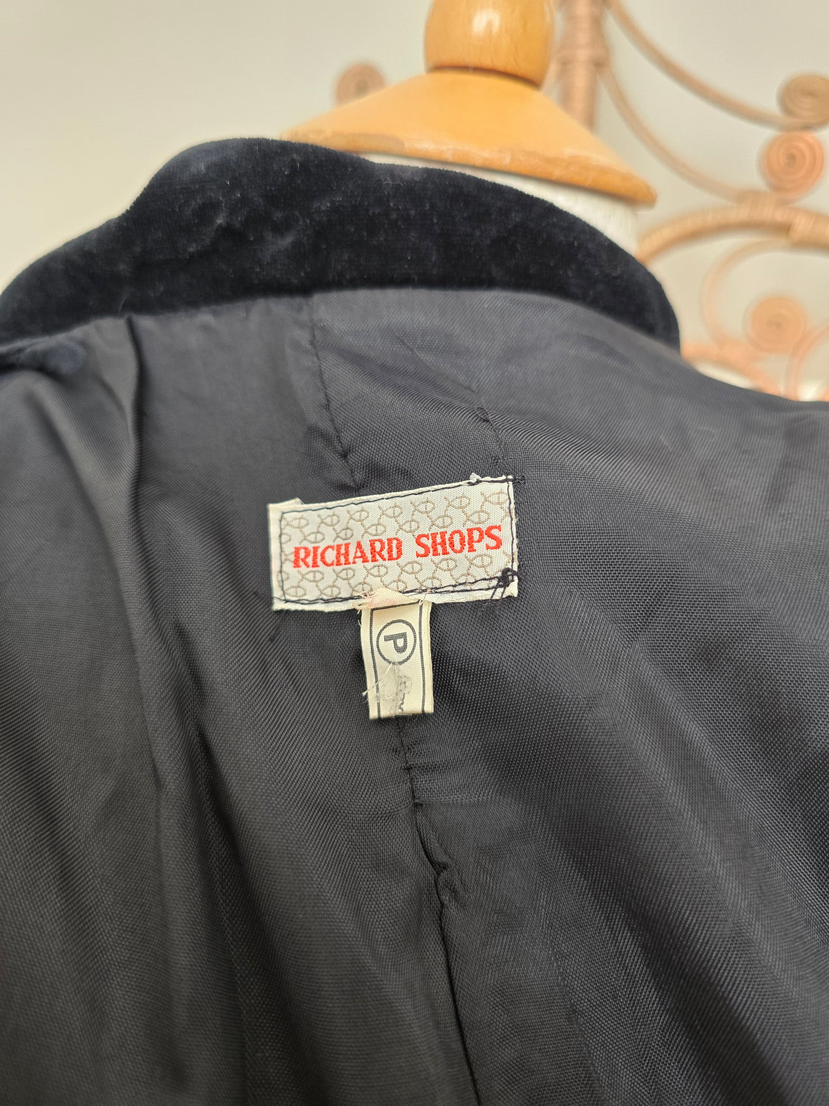 Vintage Richard Shops velvet dress jacket