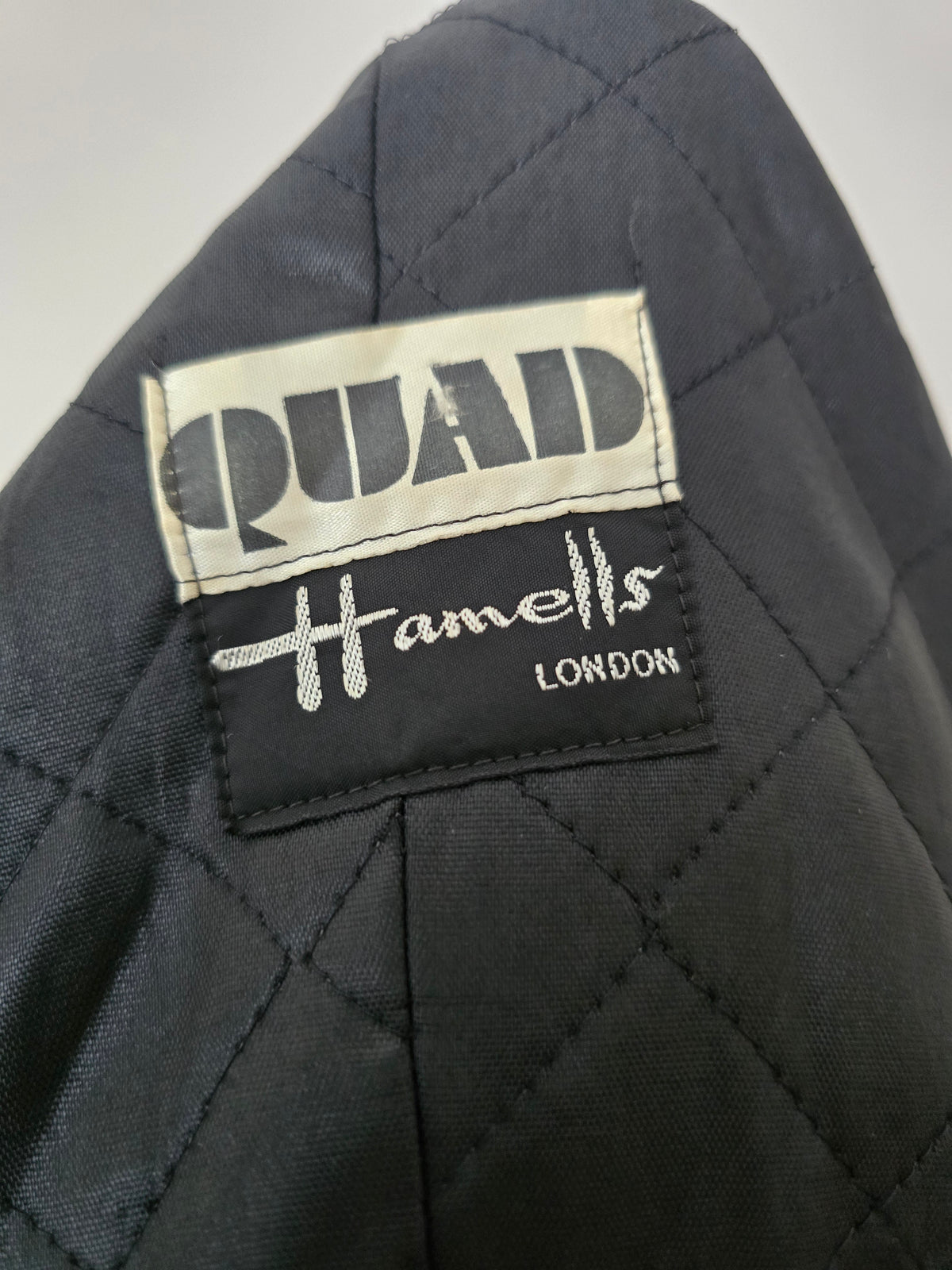 Vintage Quad velvet cape coat