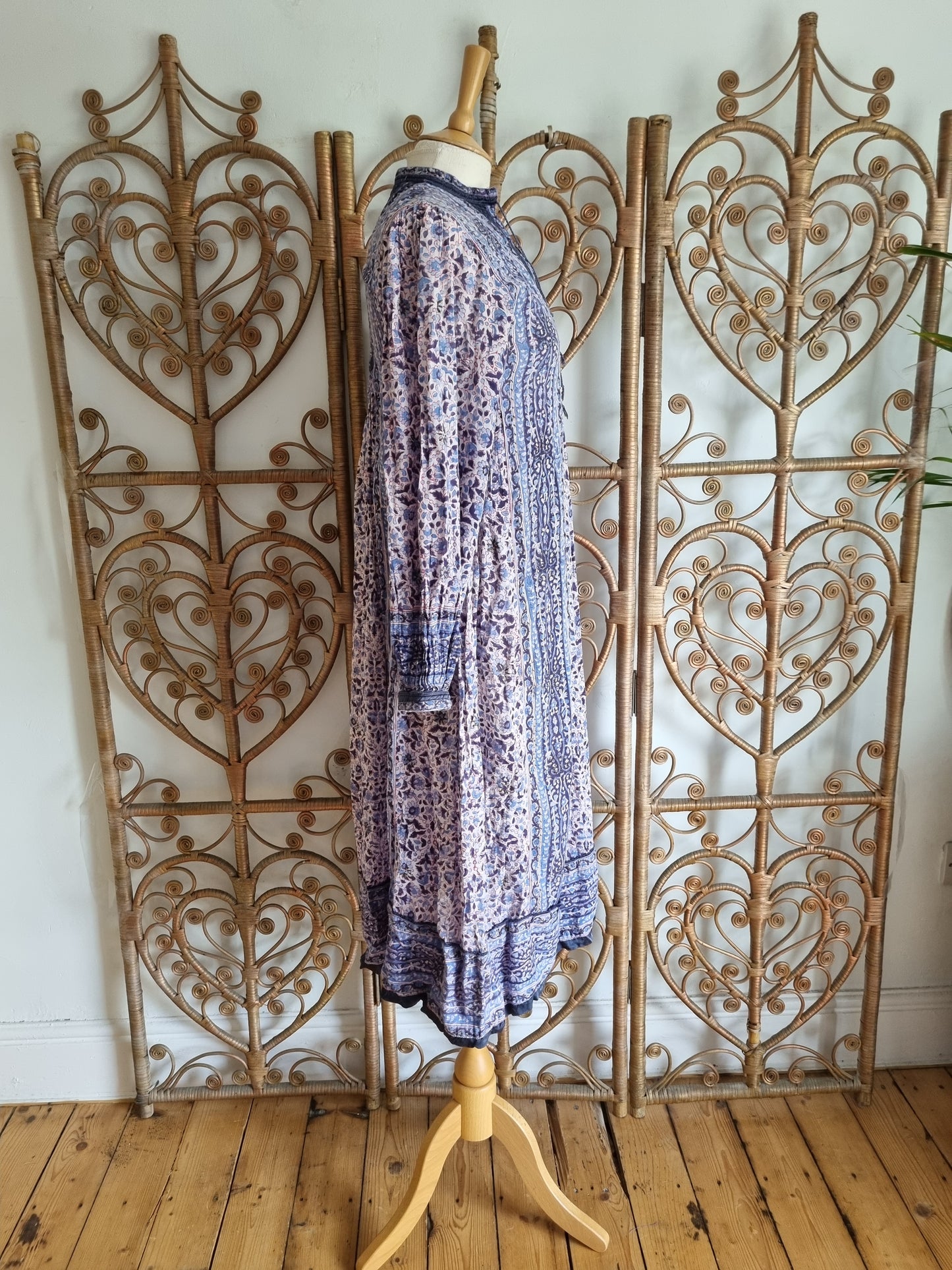 Vintage Mayur Indian cotton dress S