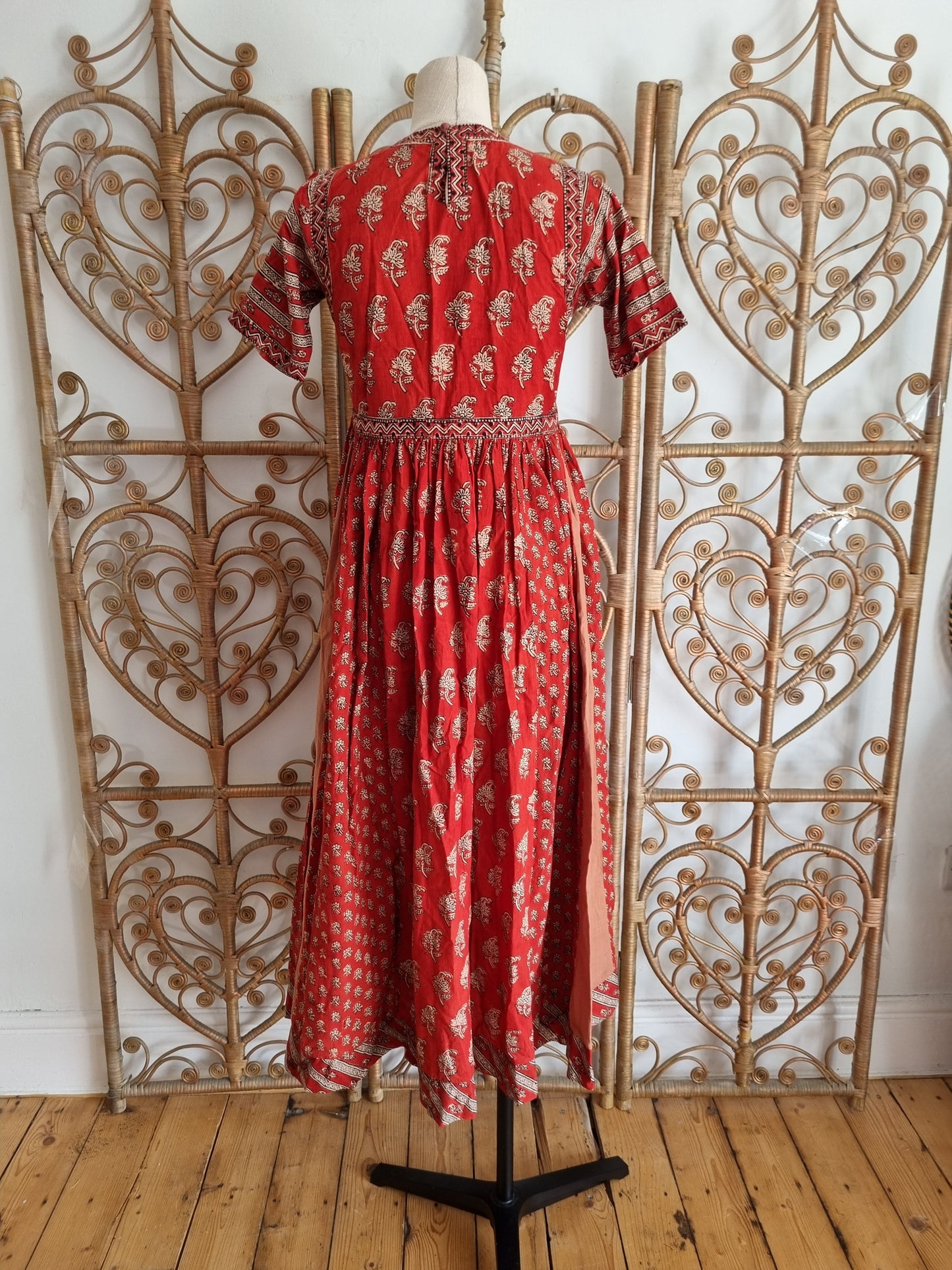 Vintage Anokhi Indian 70s dress S