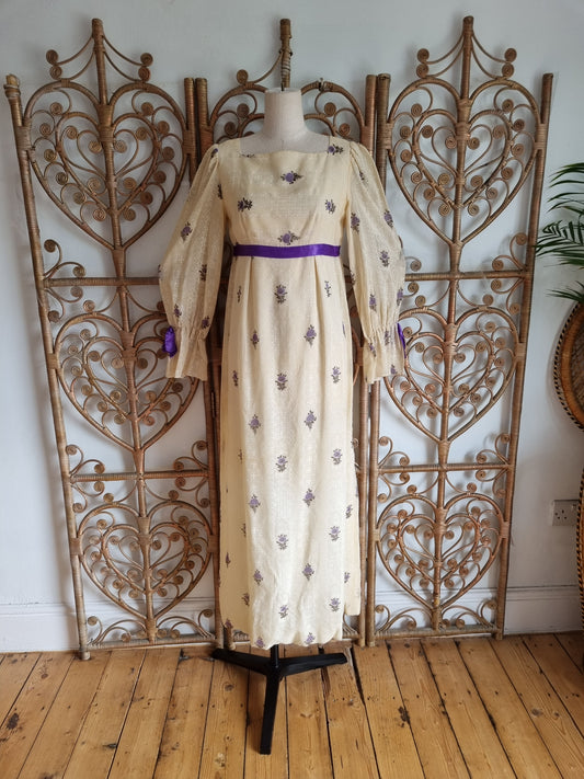 Vintage prairie maxi dress S