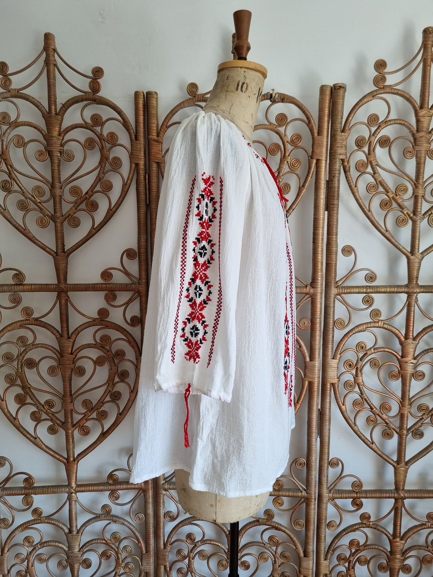 Vintage cotton cheesecloth blouse
