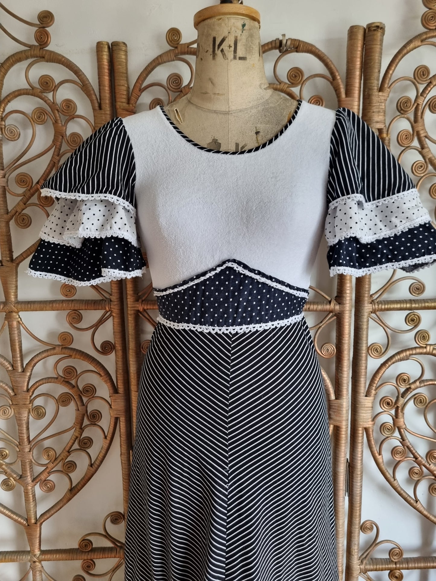 Vintage prairie maxi dress XS S