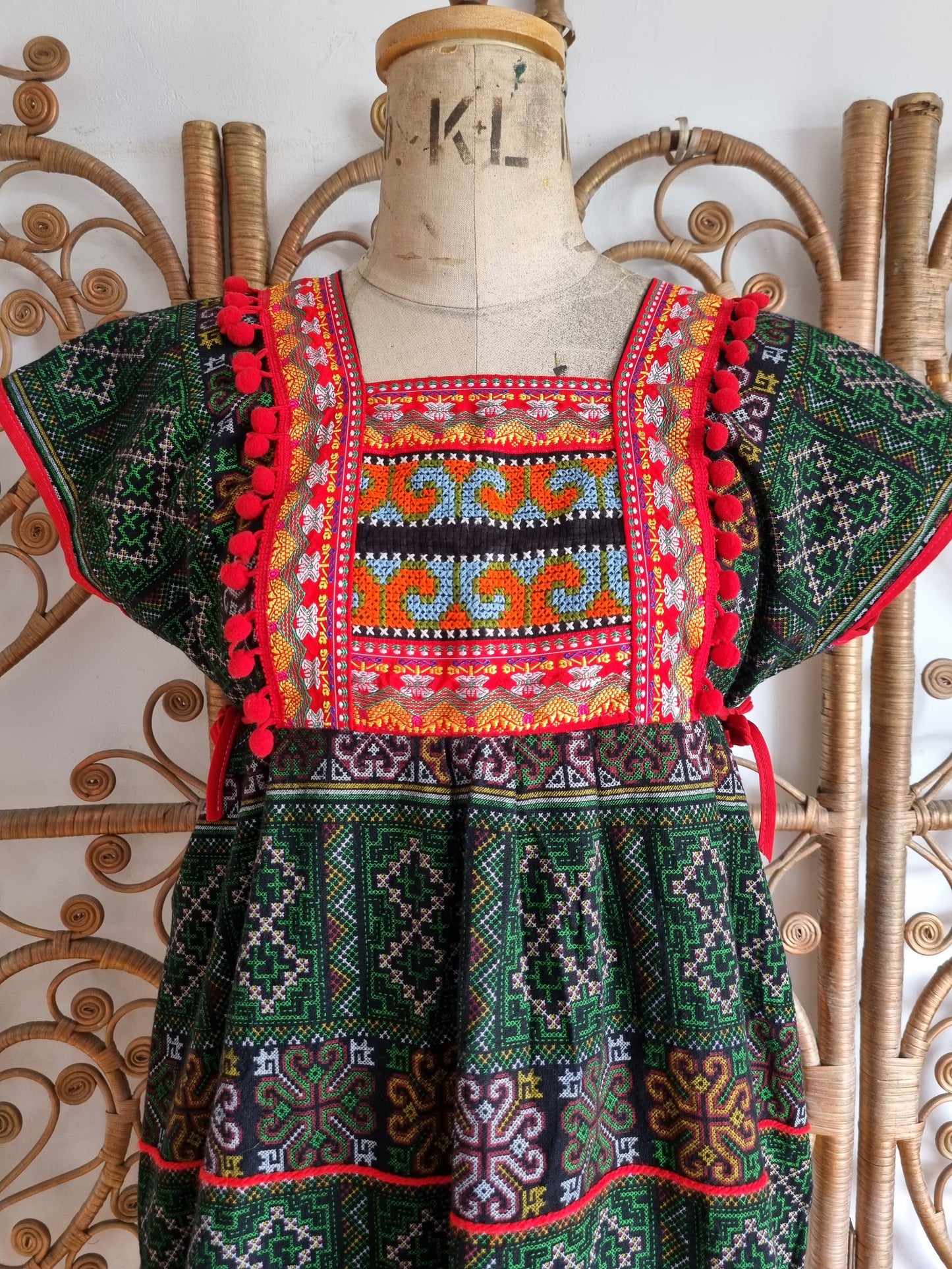 Vintage embroidered tunic dress