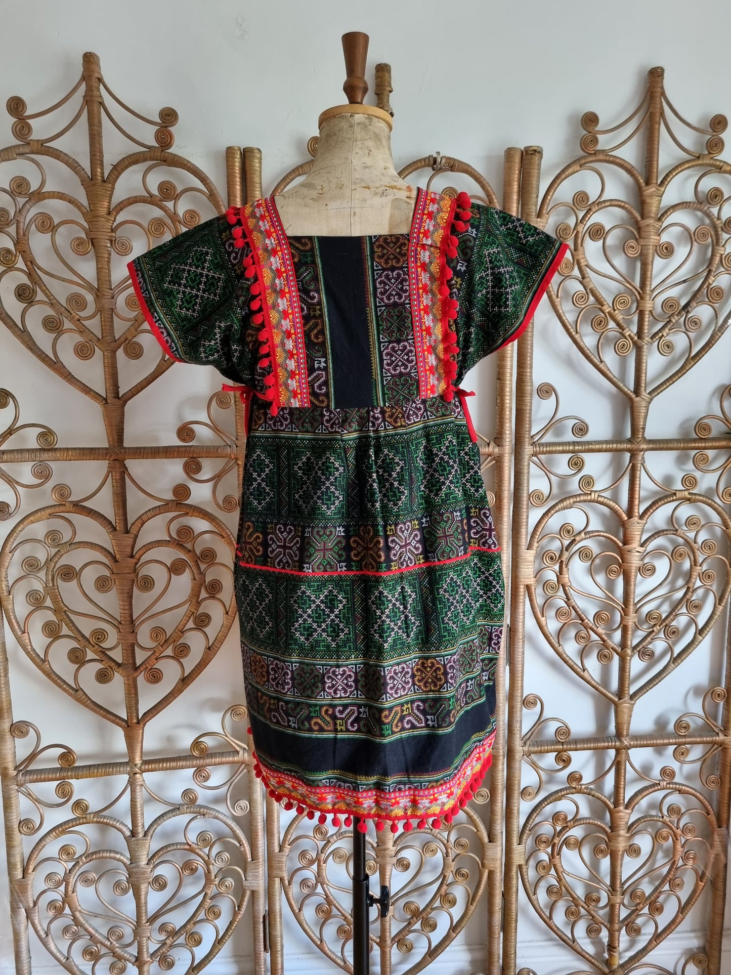 Vintage embroidered tunic dress