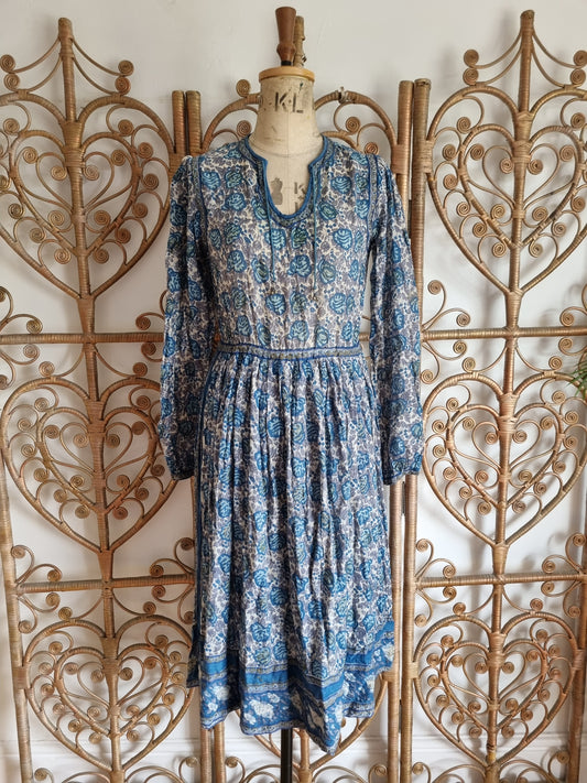 Vintage Mayur Indian cotton dress