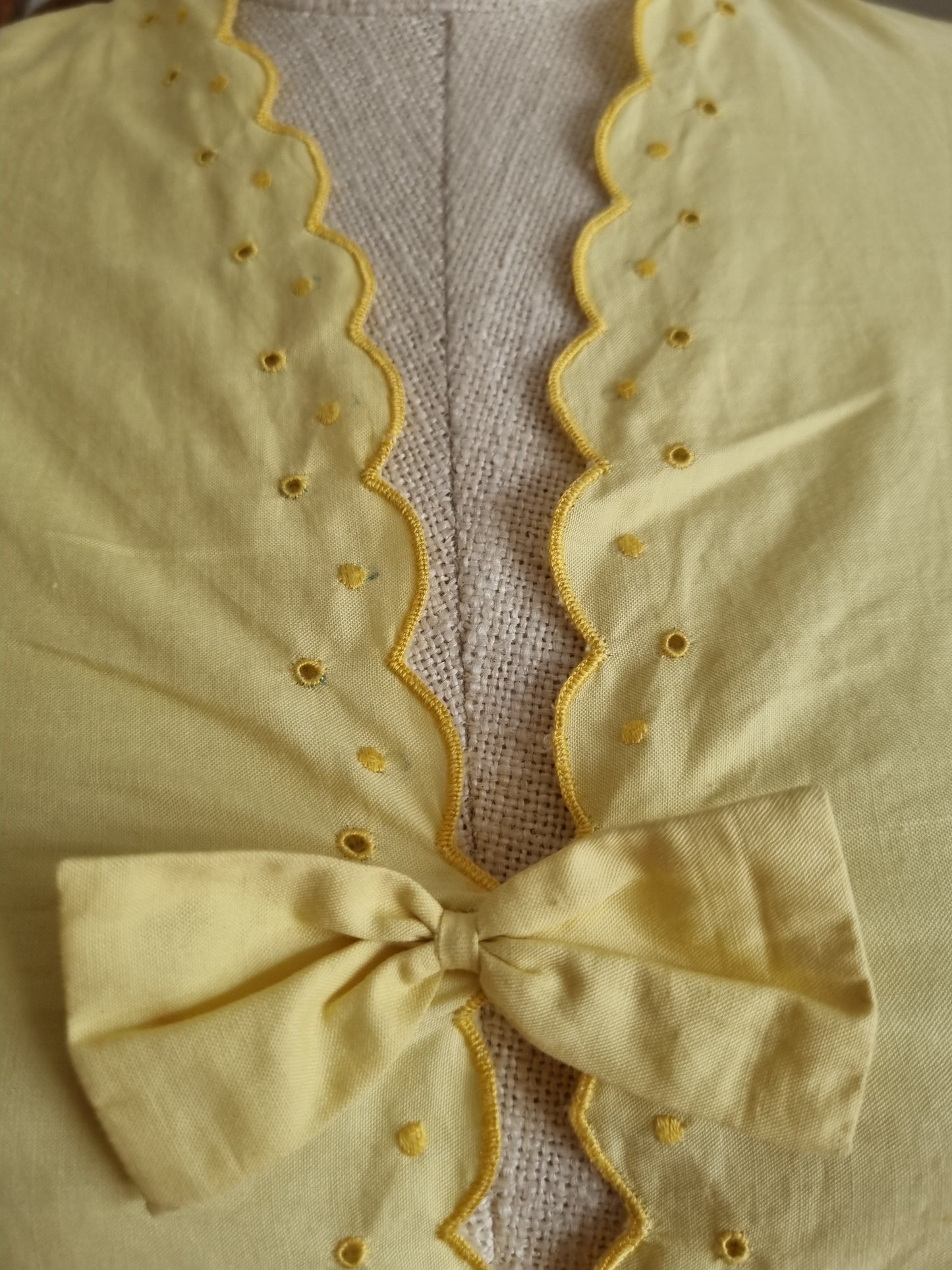 Vintage bow maxi dress