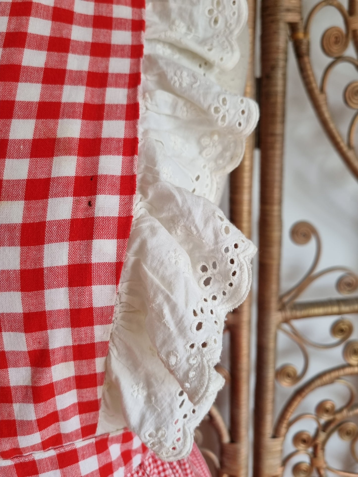 Vintage pinafore midi dress