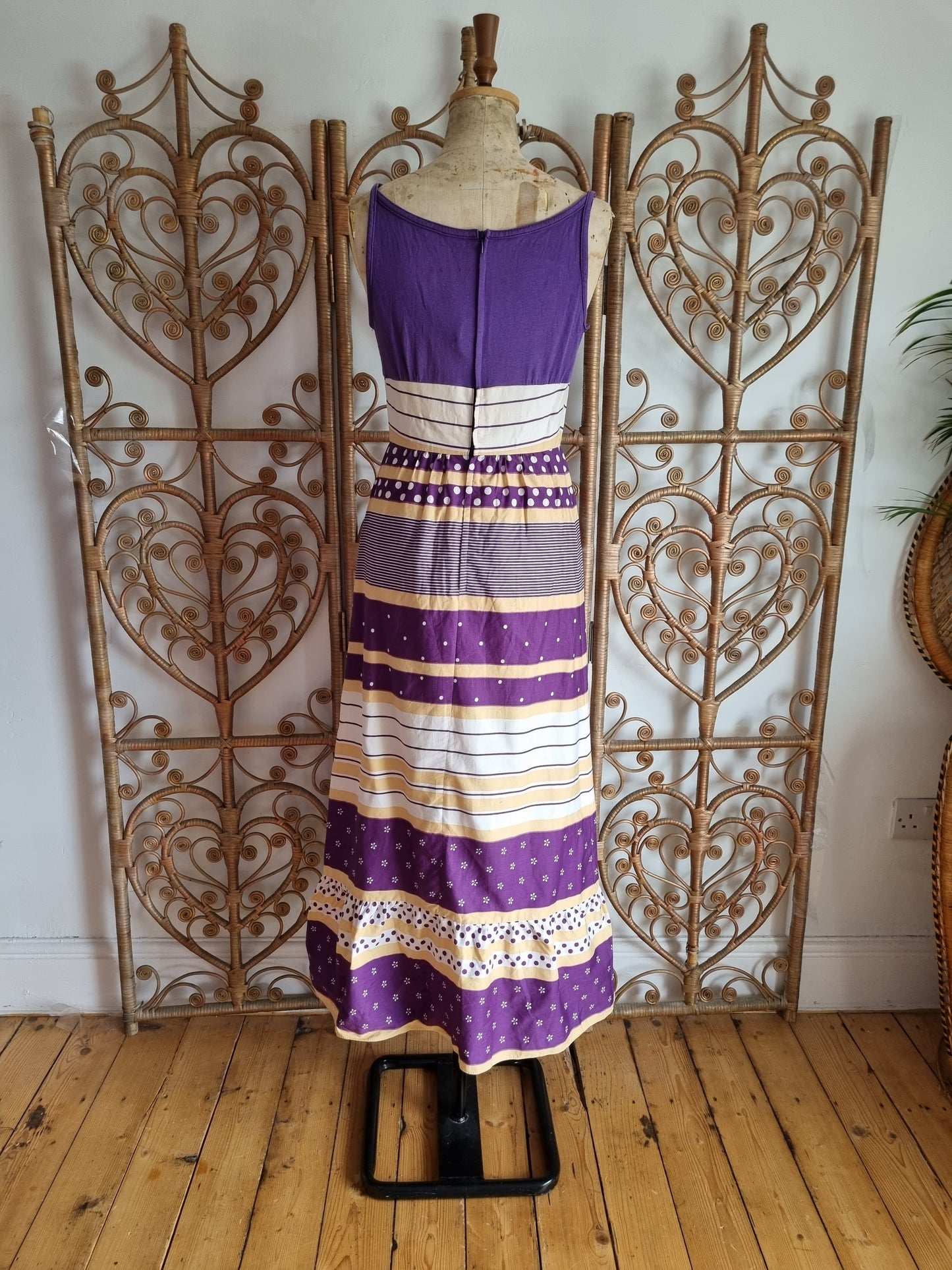 Vintage purple maxi dress