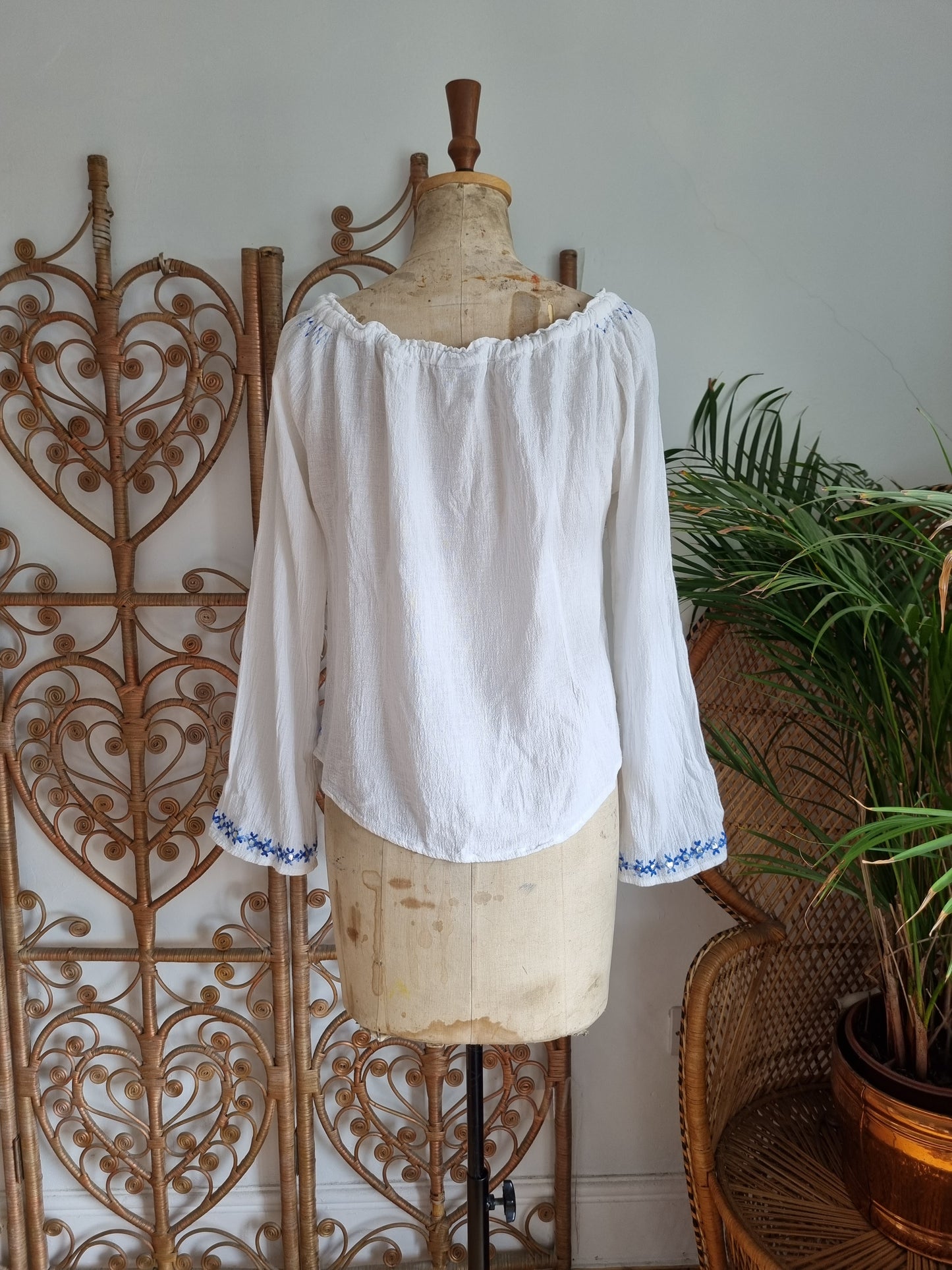 Vintage cheesecloth blouse