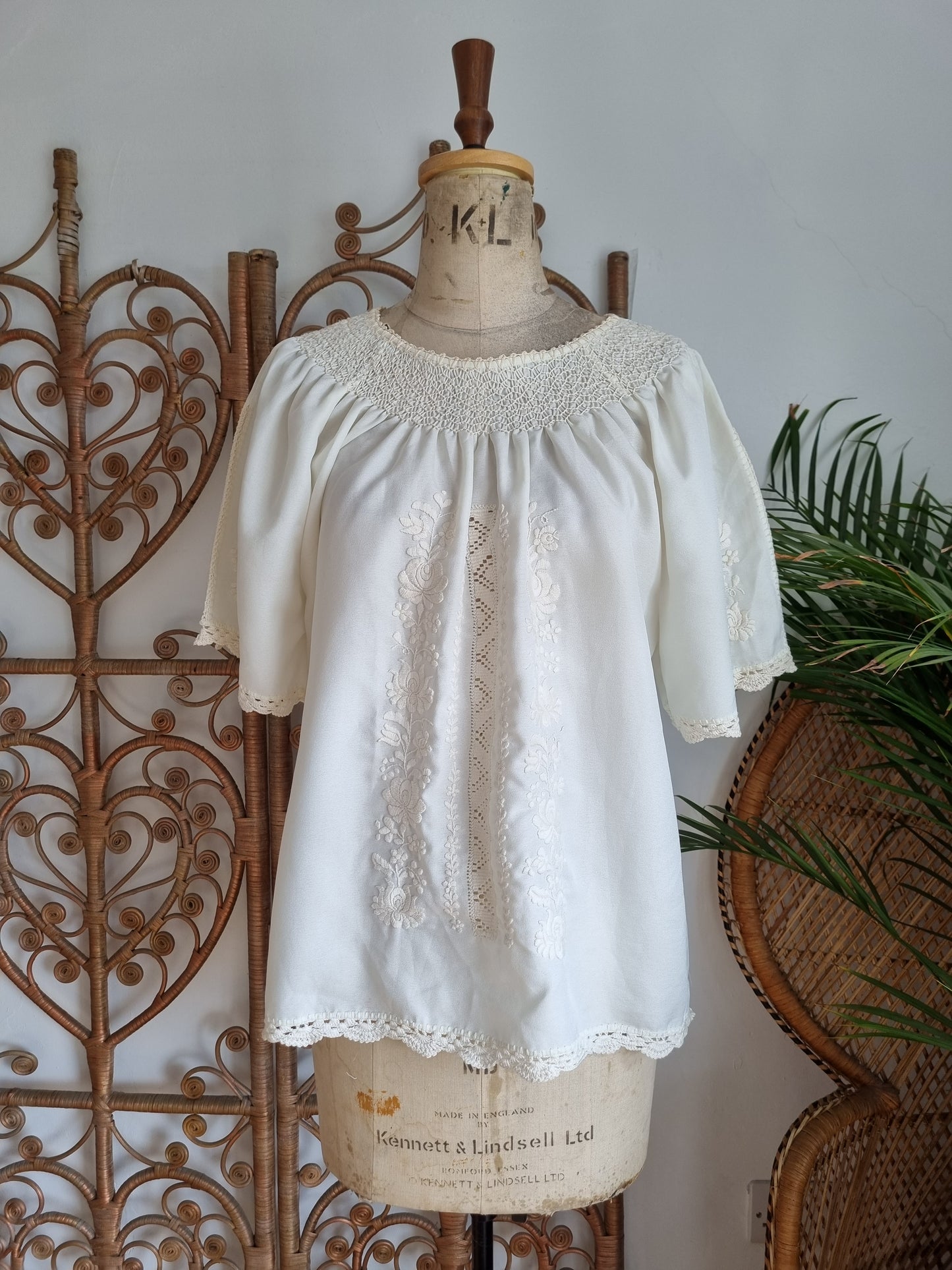 Vintage embroidered blouse