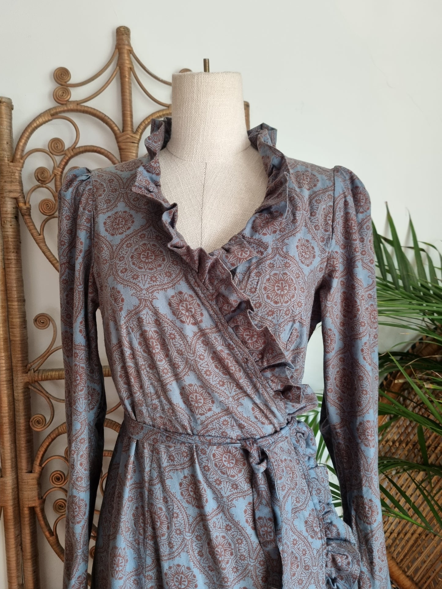 Vintage early label Laura Ashley prairie dress