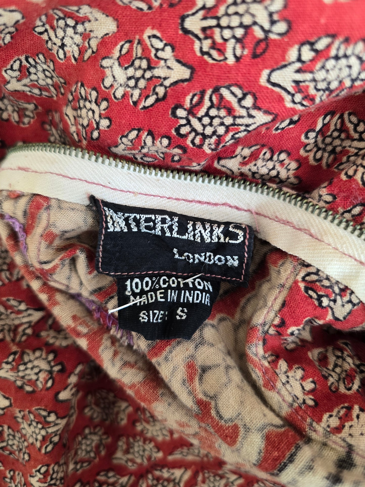 Vintage Interlinks of London Indian dress