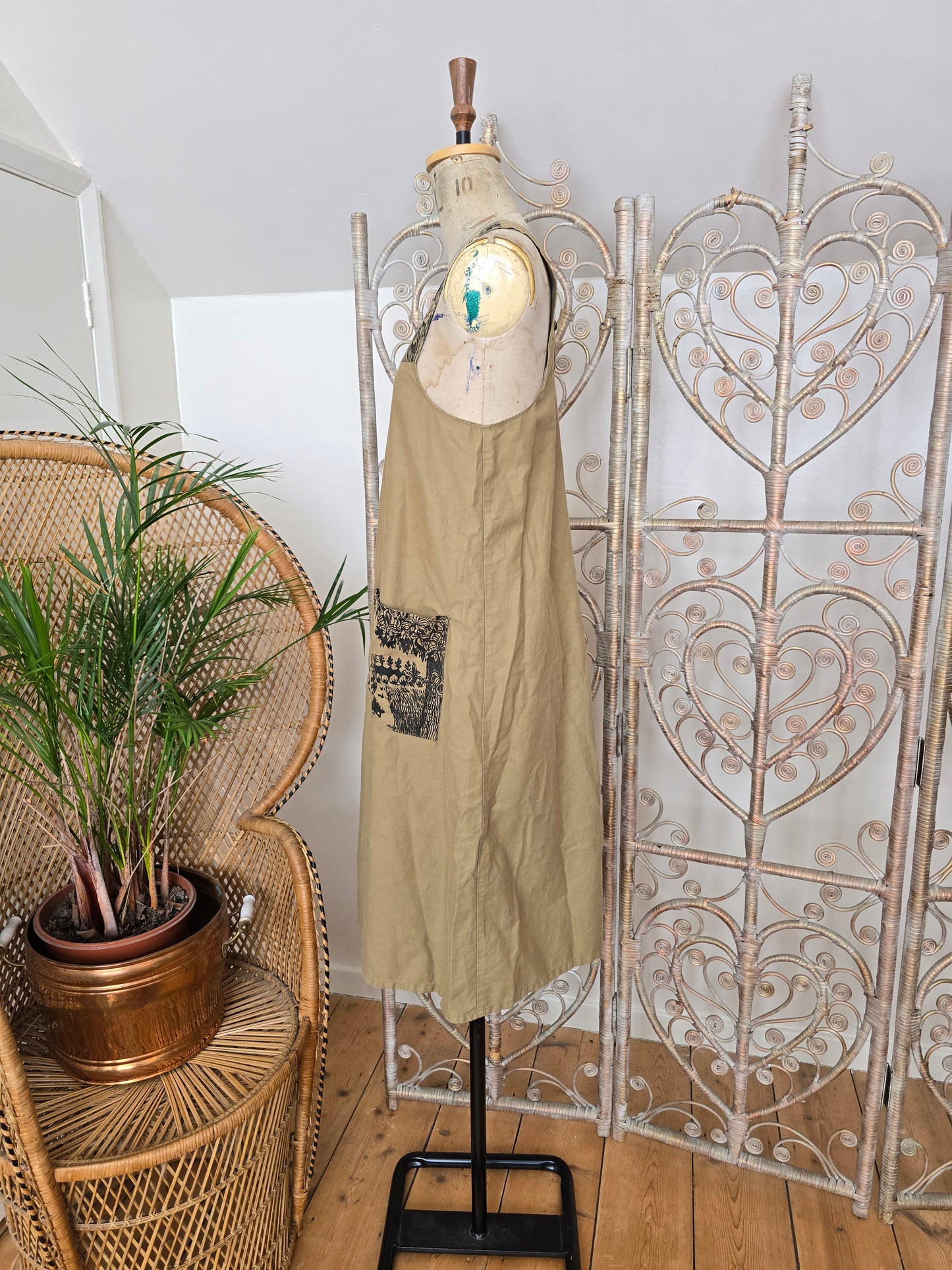 Vintage pinafore dress