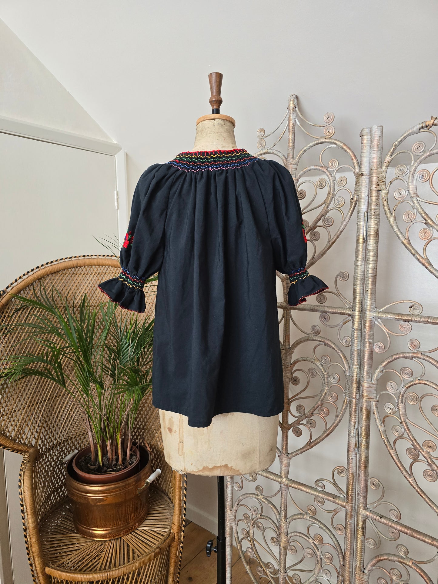 Vintage embroidered blouse
