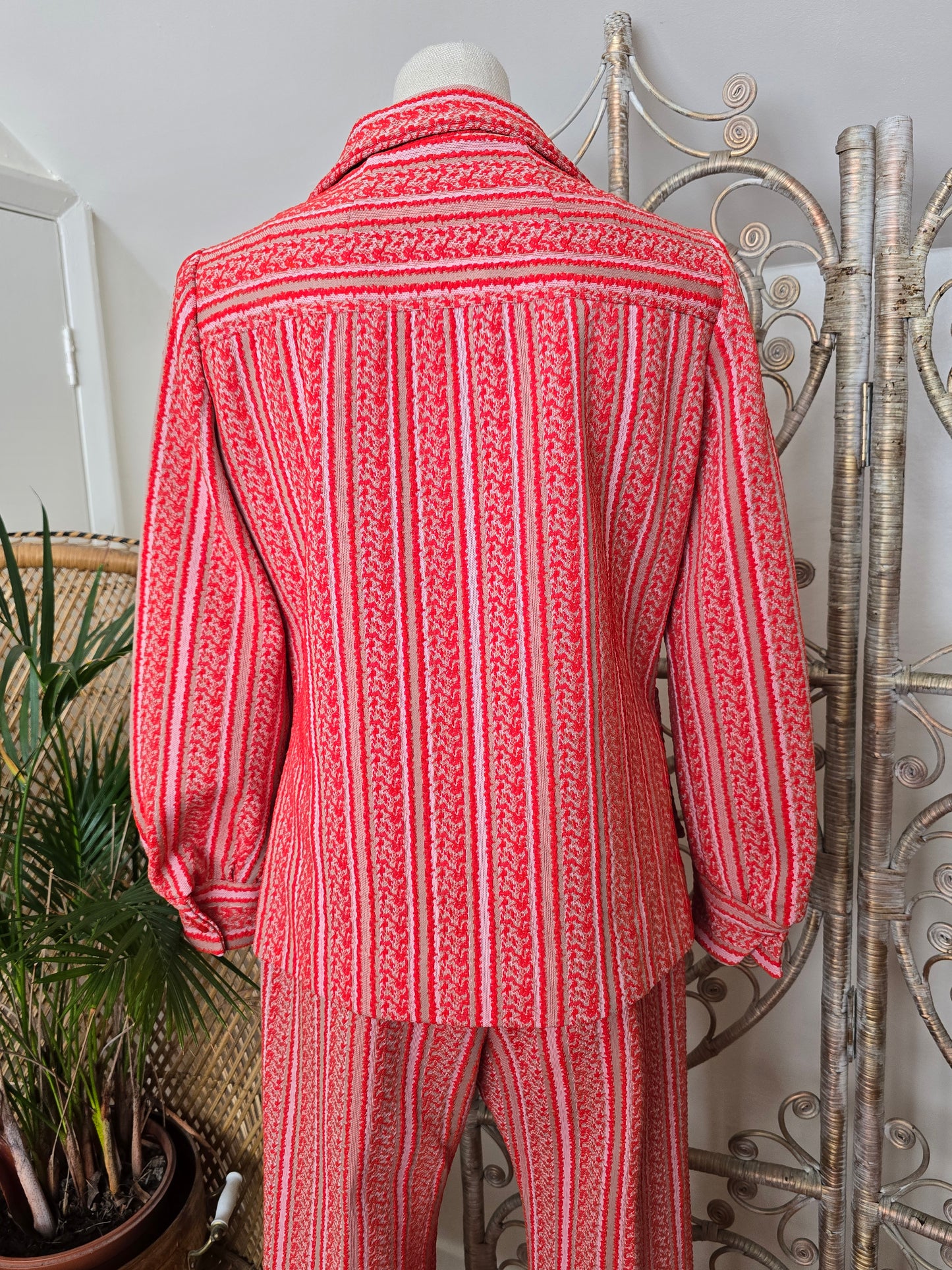 Vintage two piece tunic trousers