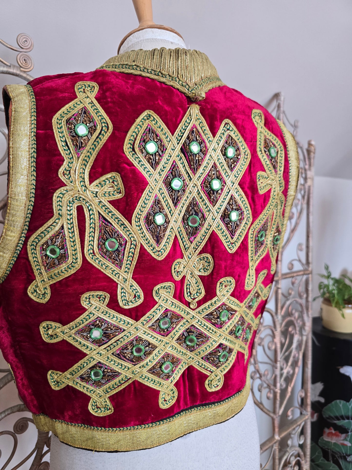 Vintage Turkish velvet waistcoat