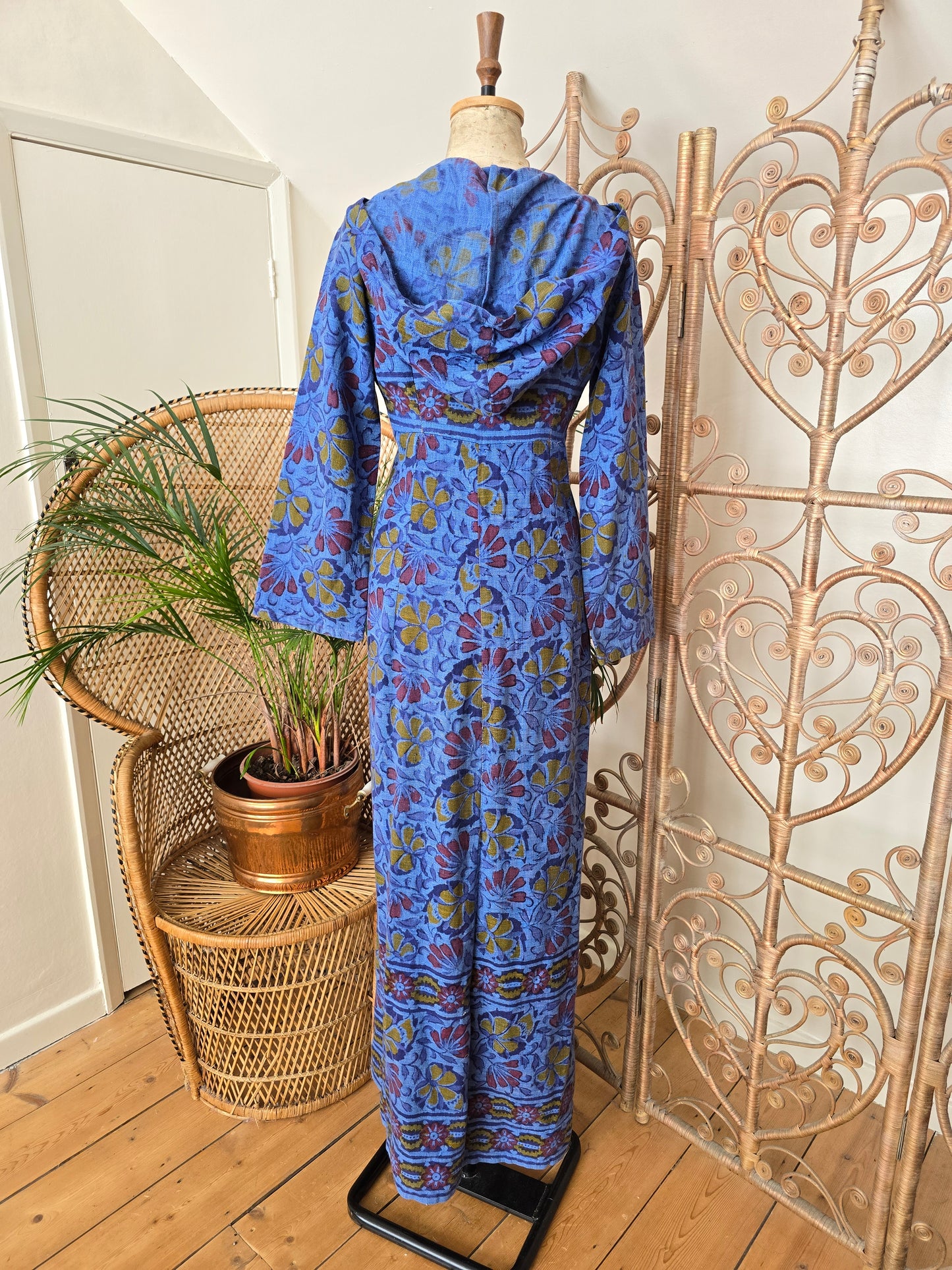 Vintage Indian cotton jacket dress