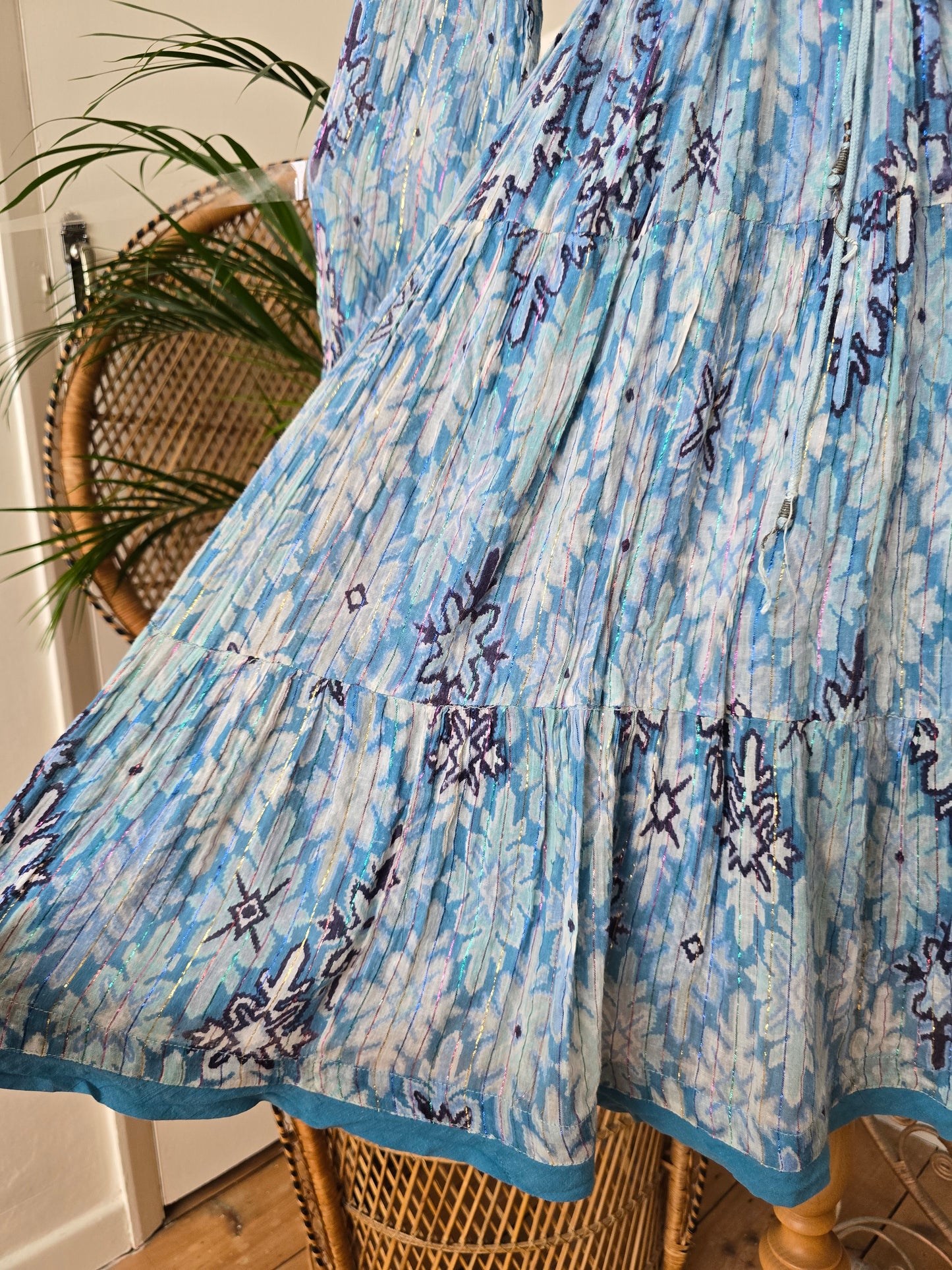 Vintage Peacock Indian dress