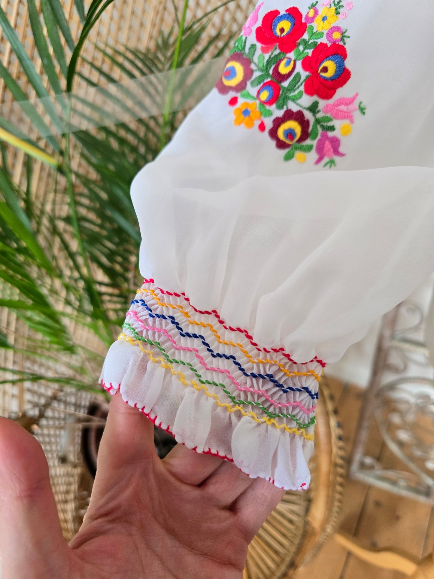 Vintage embroidered blouse