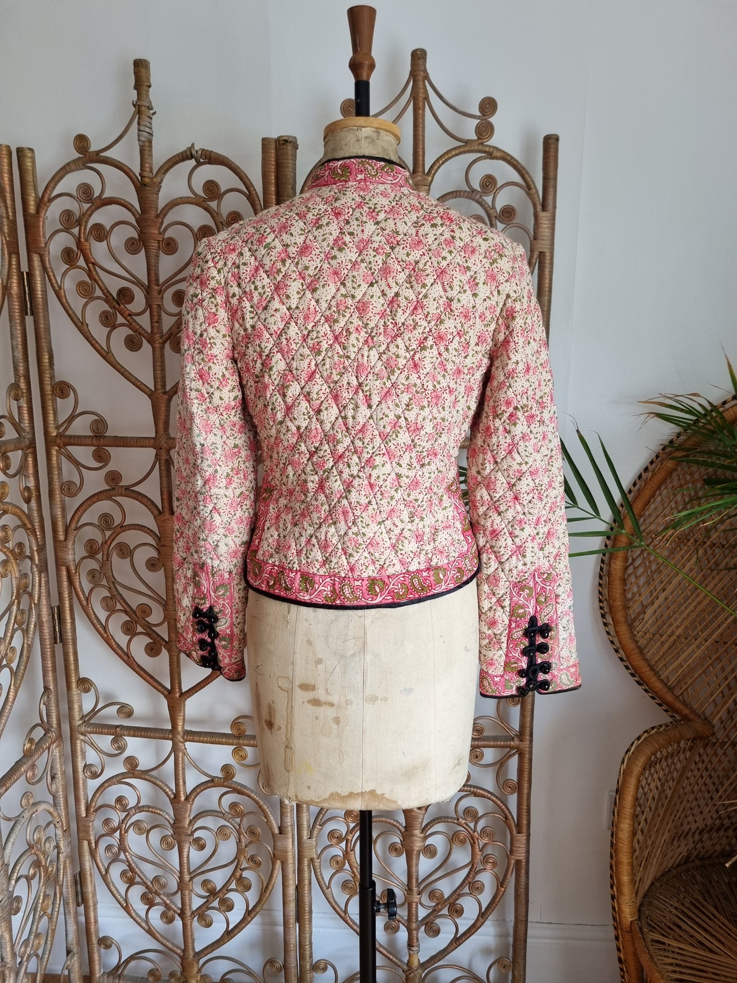 Vintage Phool Indian quilted cotton jacket