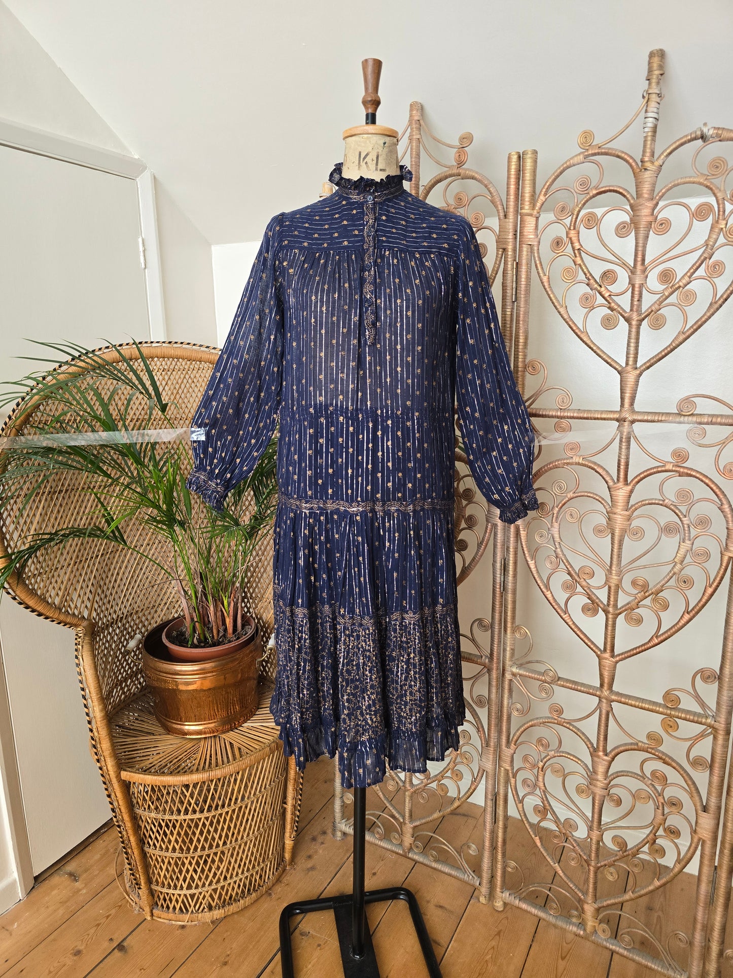 Vintage Mayur Indian cotton dress