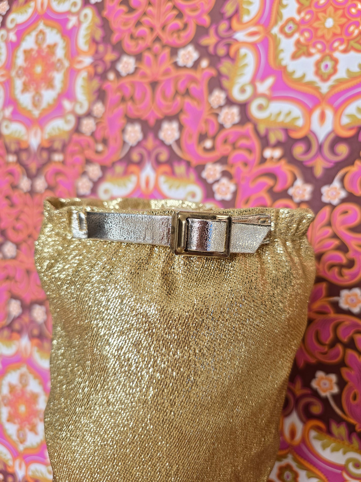 Vintage gold 60s boots size uk6  Eur 39 us 8