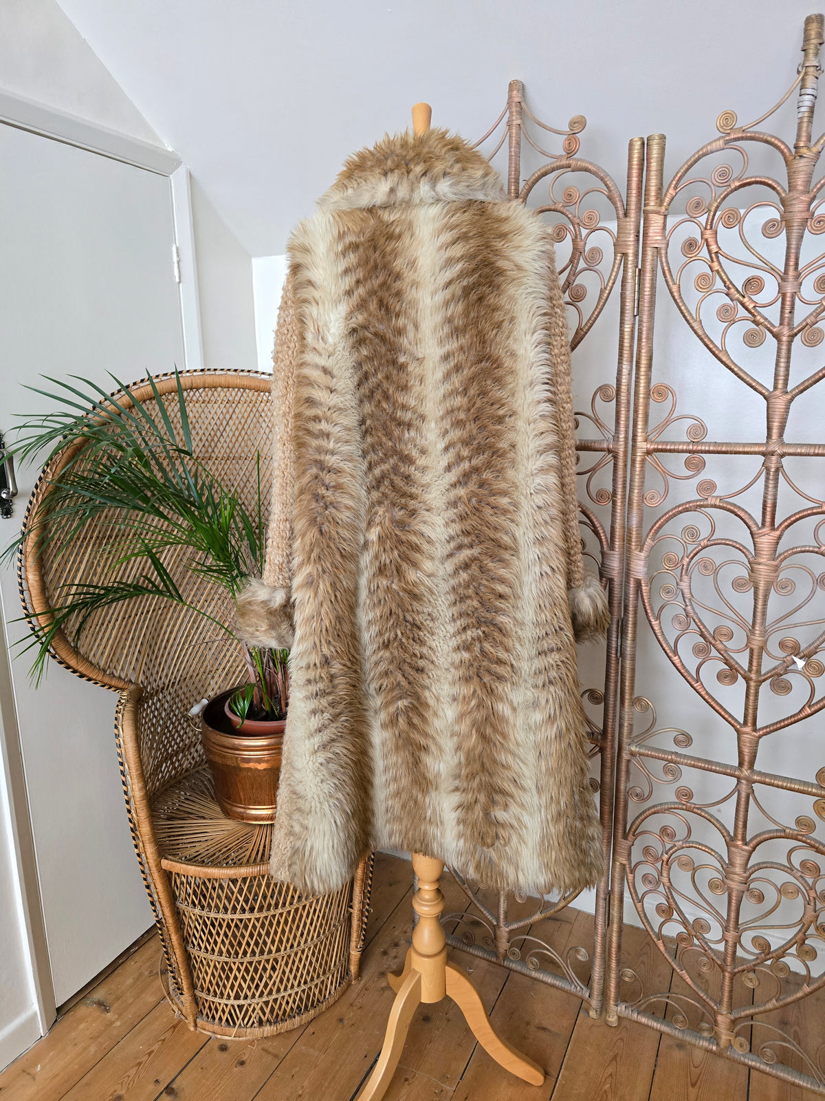 Vintage faux fur coat