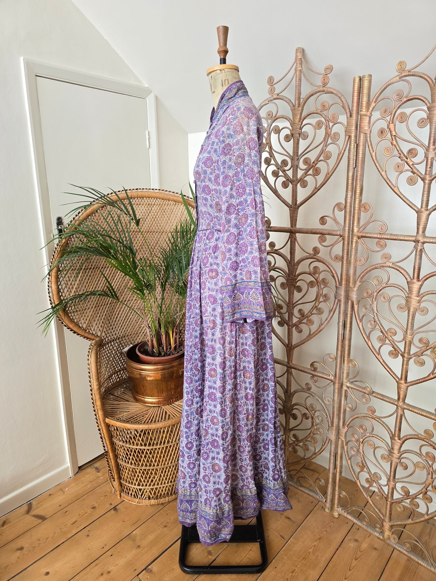 Vintage Anokhi indian 70s maxi dress