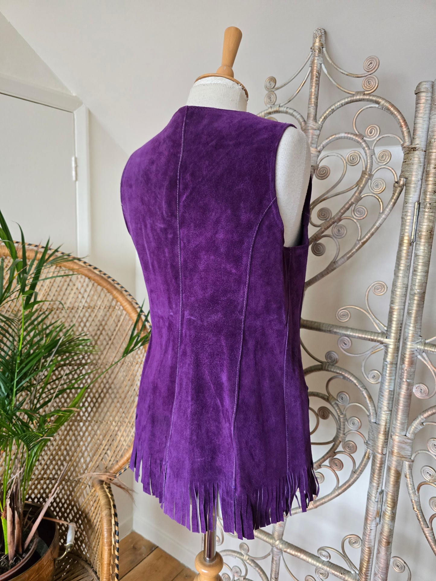 Vintage suede tunic