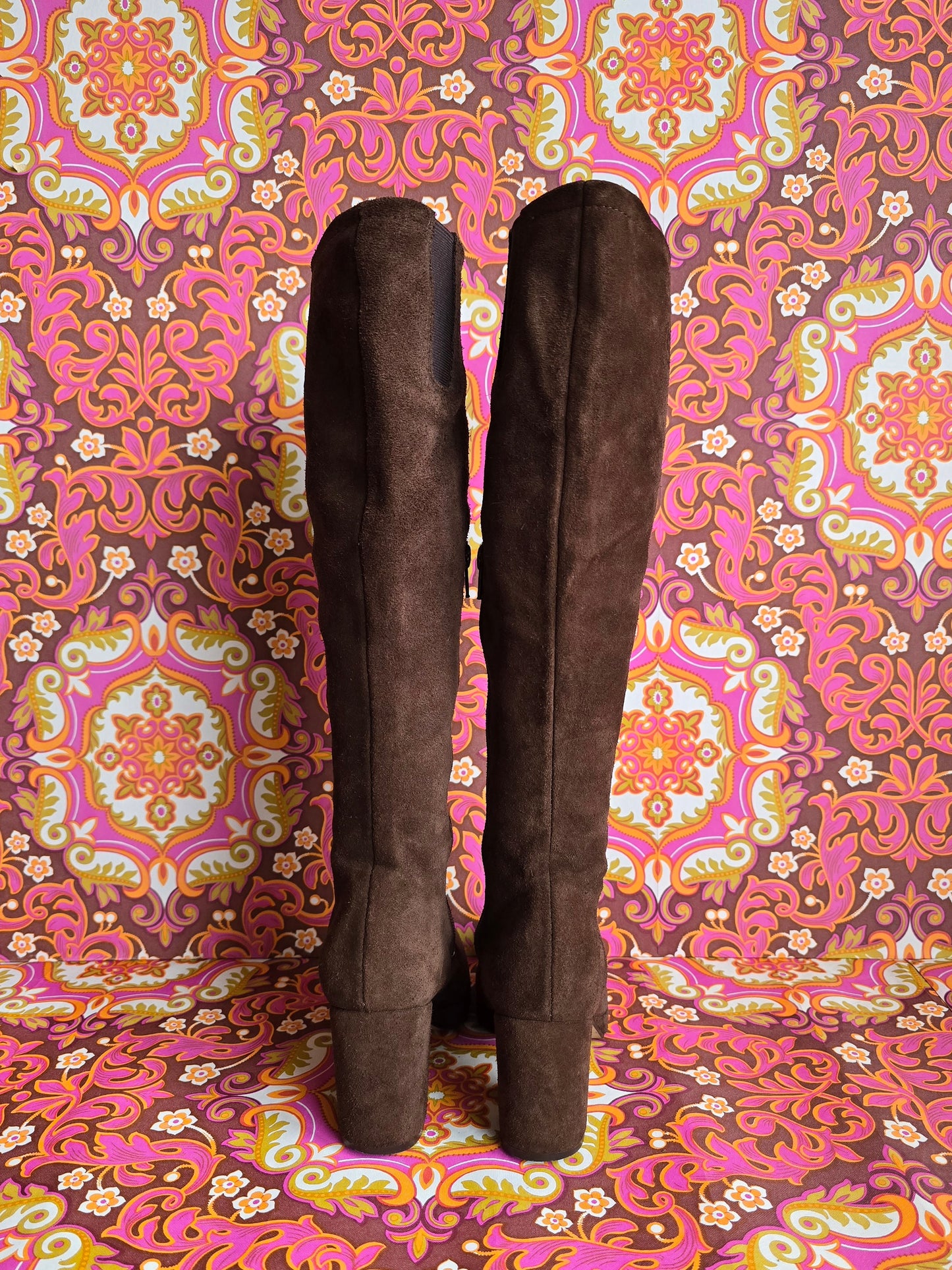 Vintage Sacha suede 70s boots size Uk 3 Eur 36 Us 5