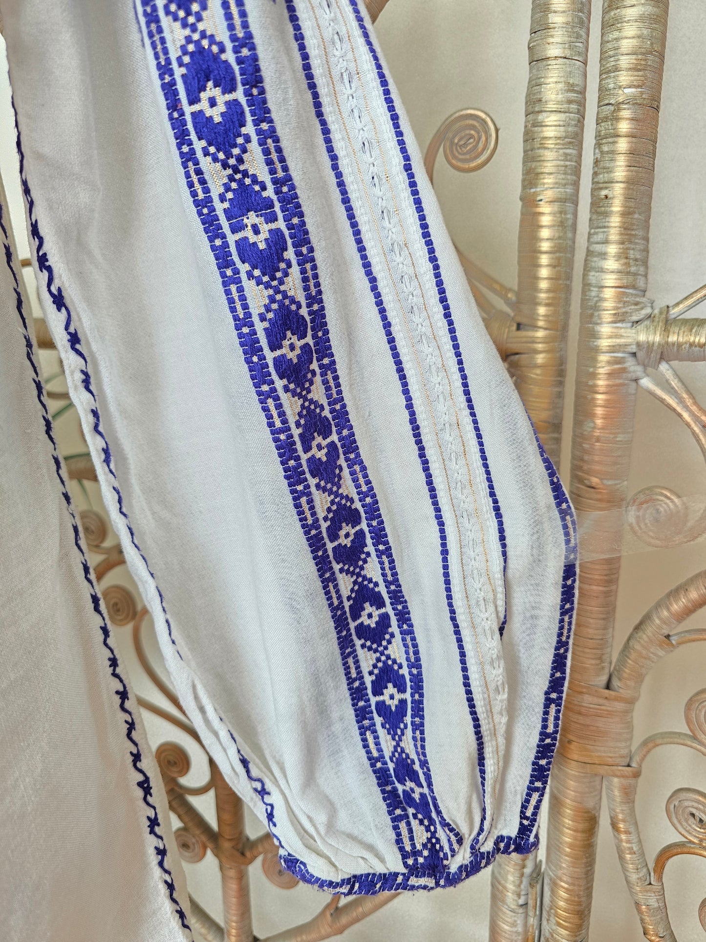 Vintage Romanian embroidered blouse