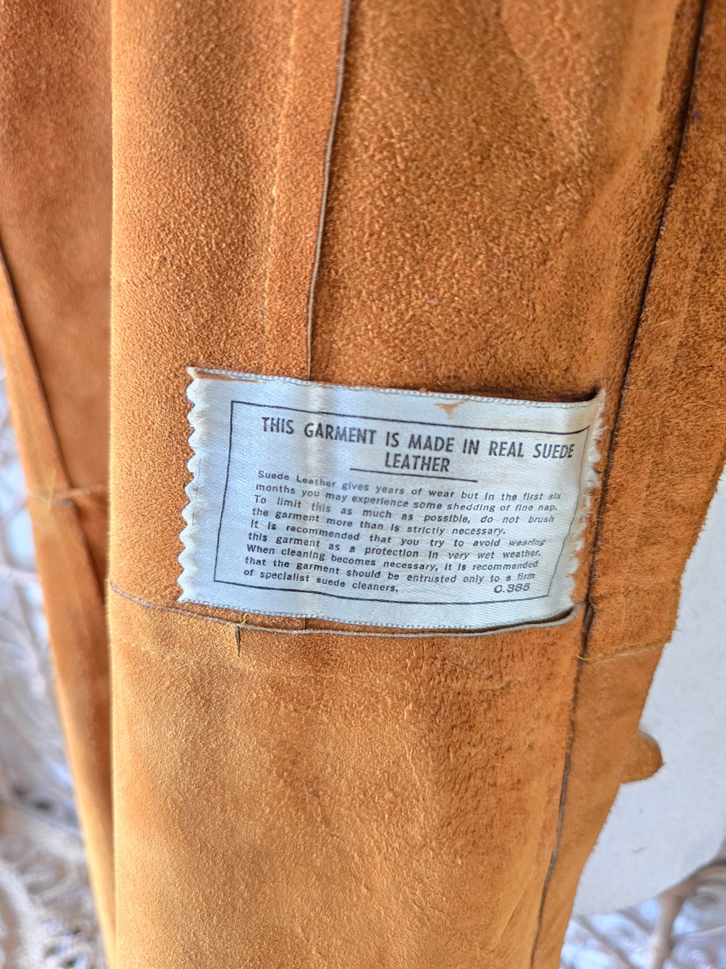 Vintage suede waistcoat