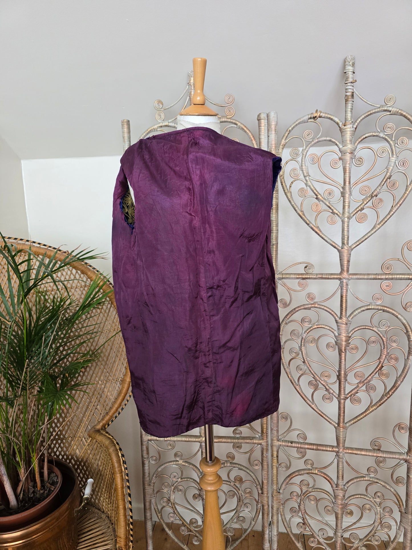 Vintage Antique velvet waistcoat
