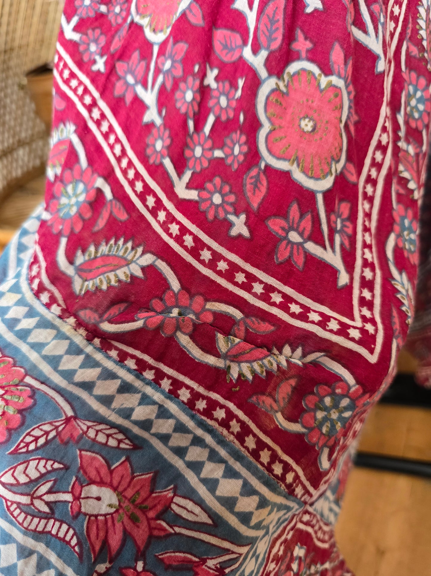 Vintage Adini Indian maxi dress