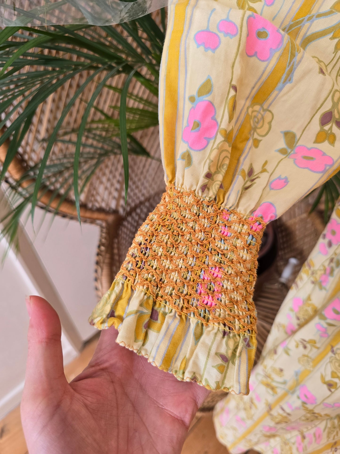 Vintage Richard shops 70s maxi dress