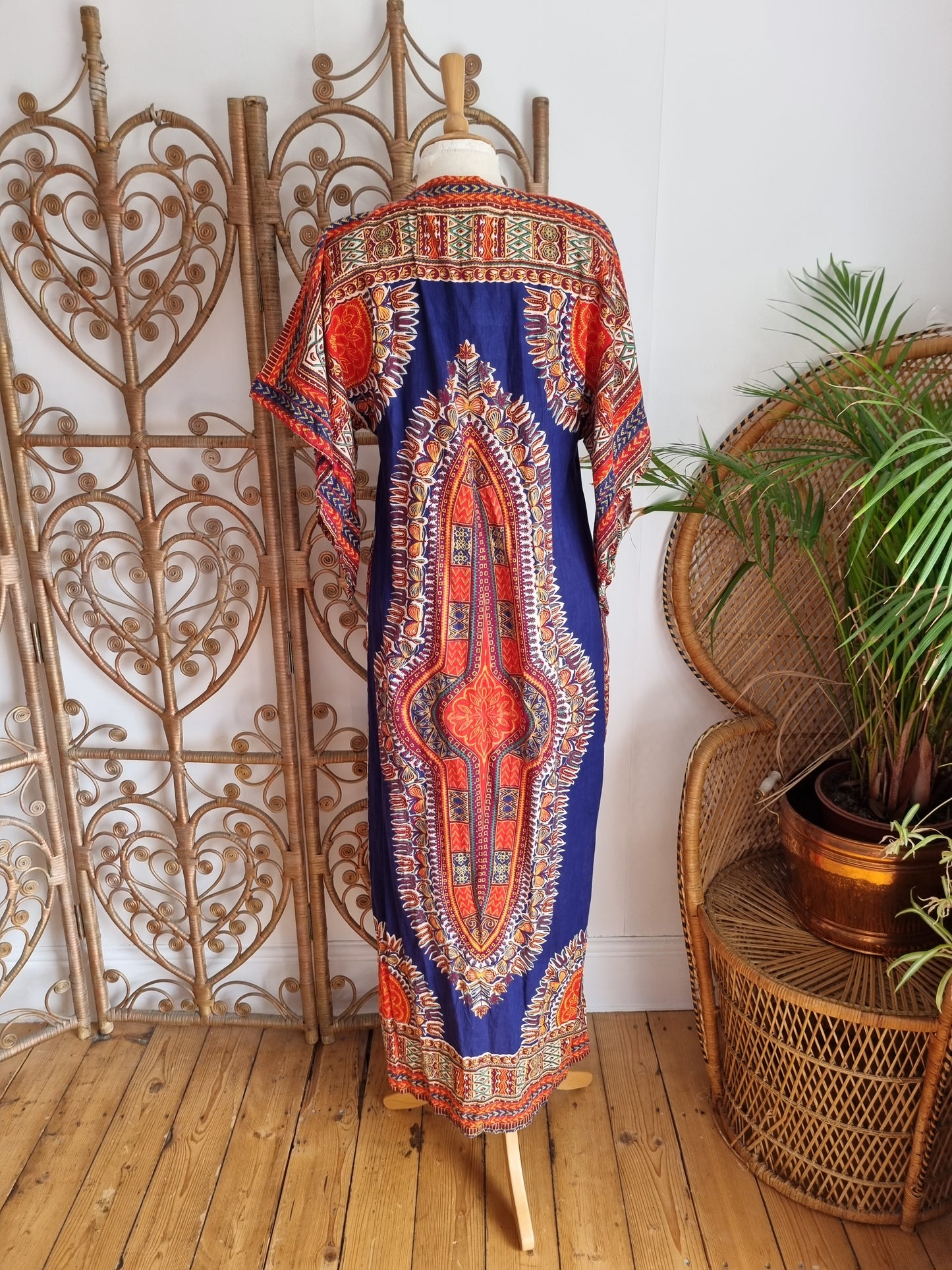 Vintage kaftan dashiki dress