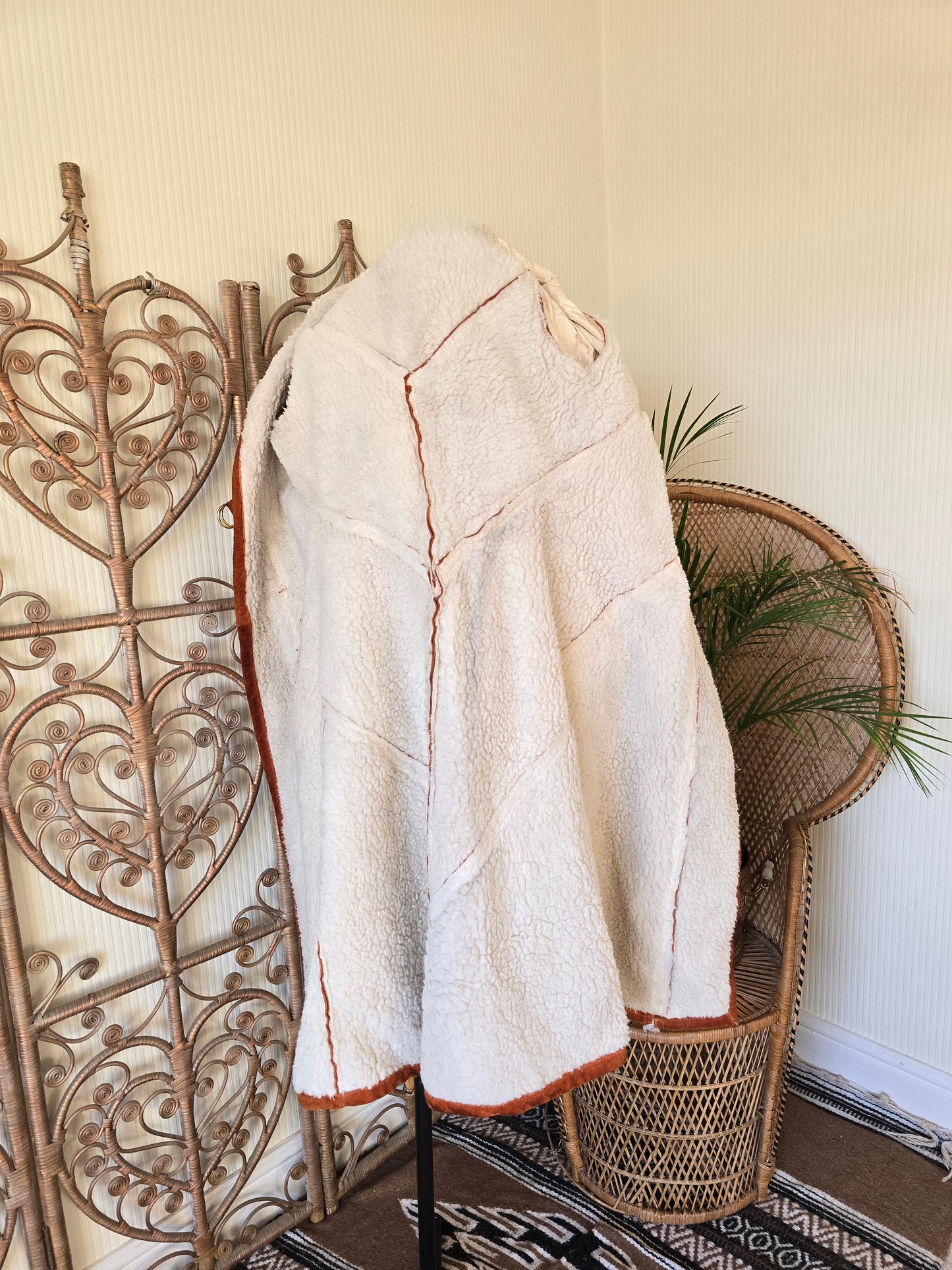 Vintage suede coat M
