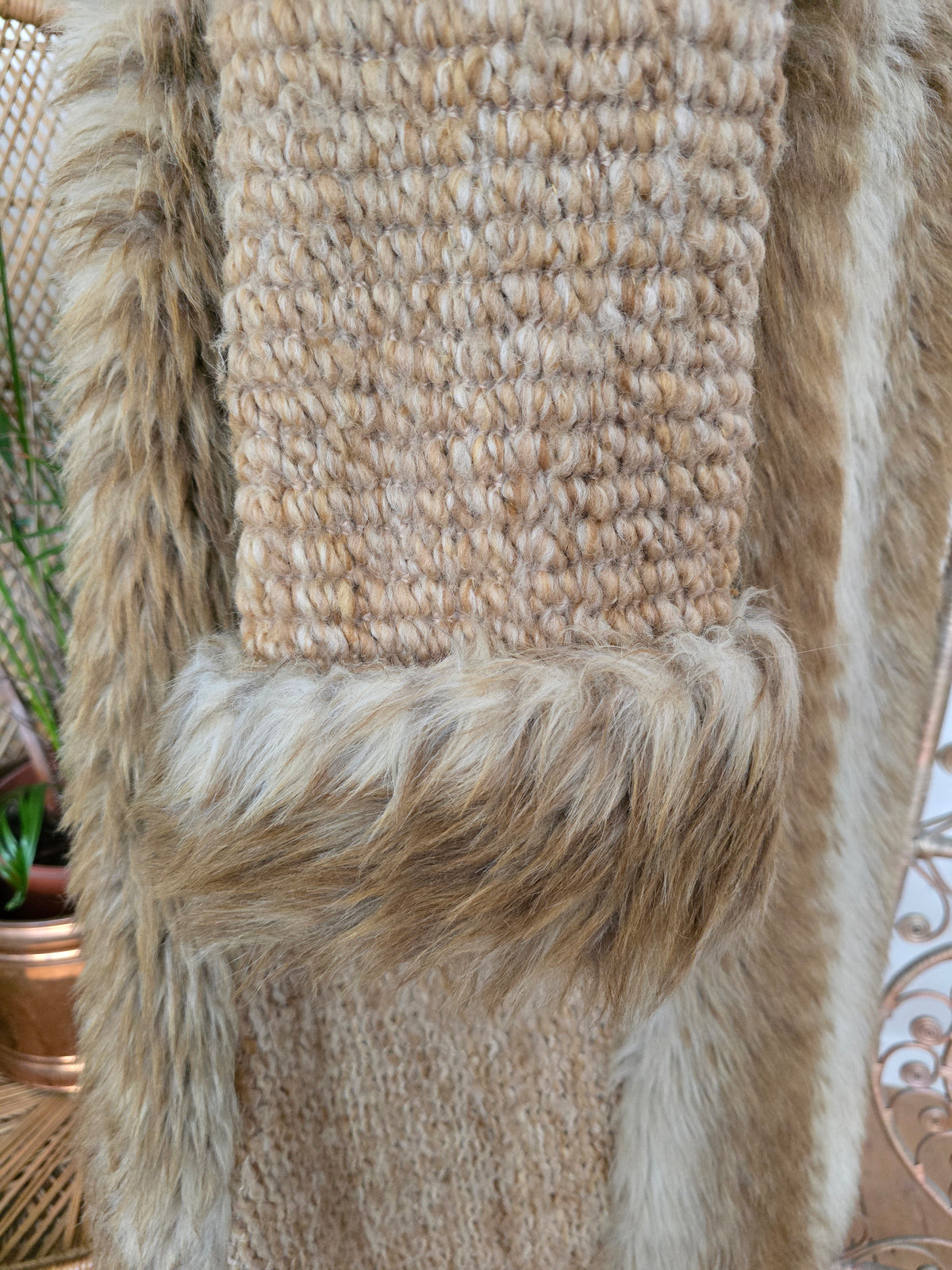 Vintage faux fur coat