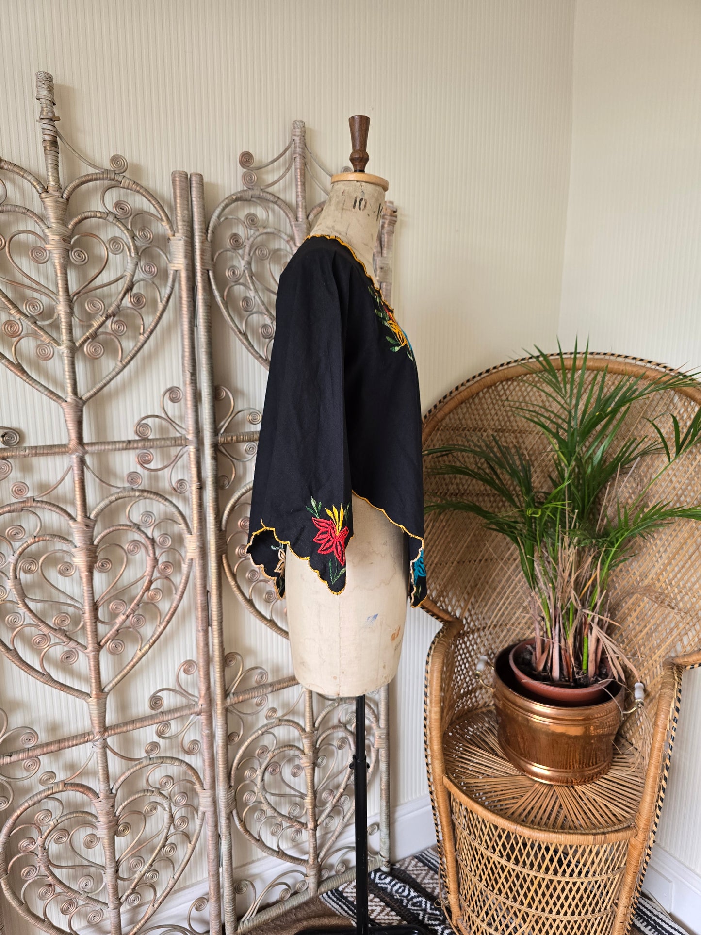 Vintage embroidered blouse