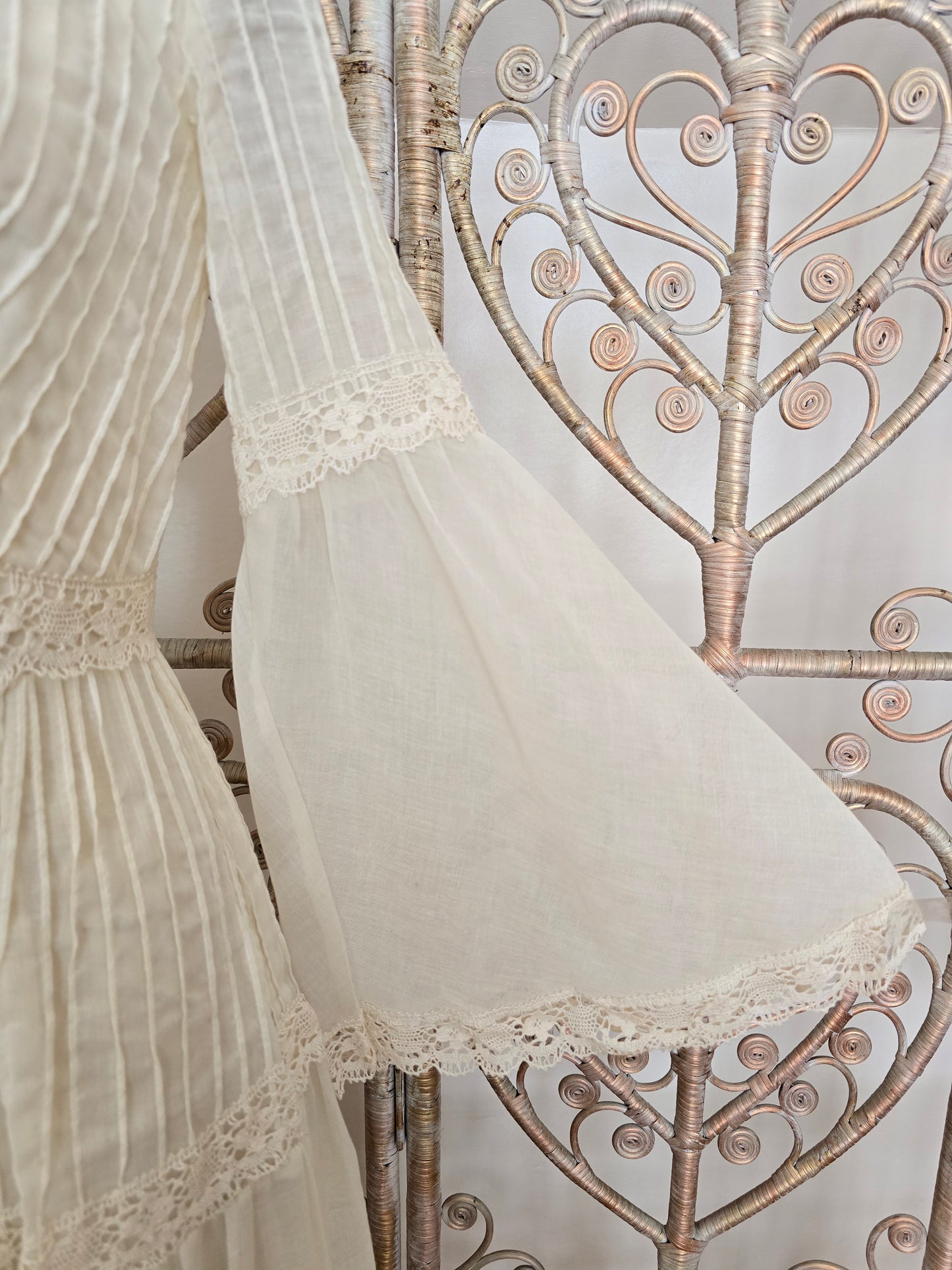 Vintage lace maxi dress