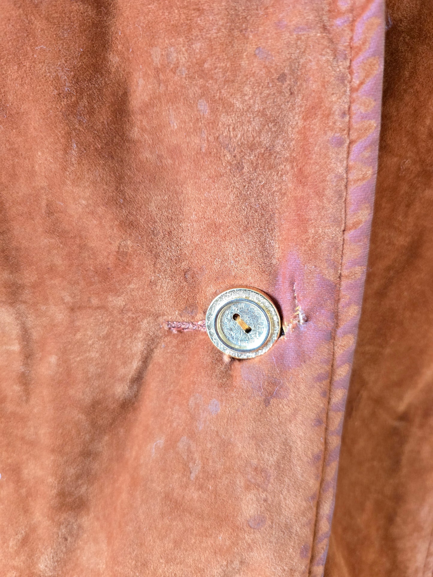 Vintage faux fur/suede velvet coat