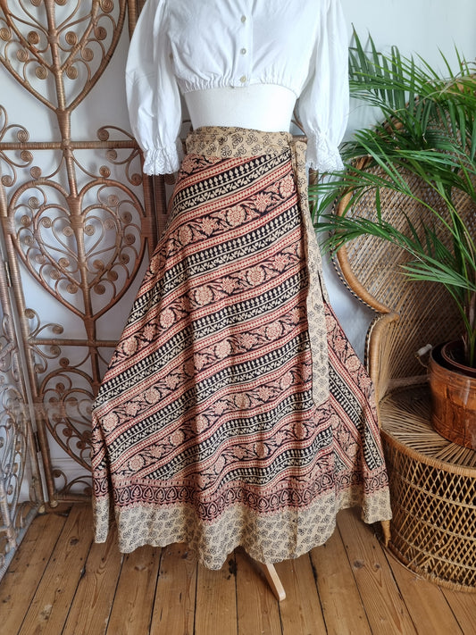 Vintage Indian maxi skirt