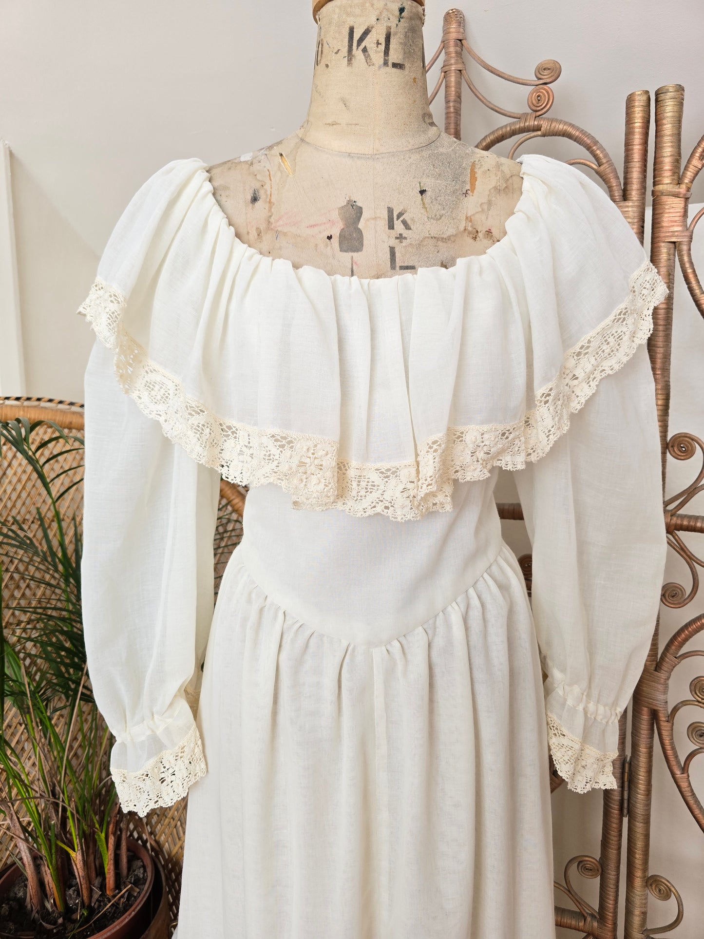 Vintage 70s maxi dress