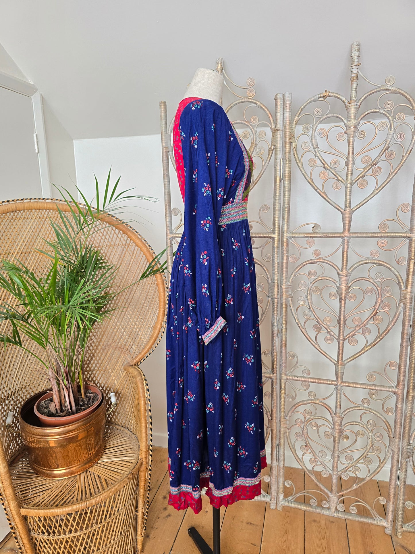 Vintage Janet Wood Monsoon Afghan dress