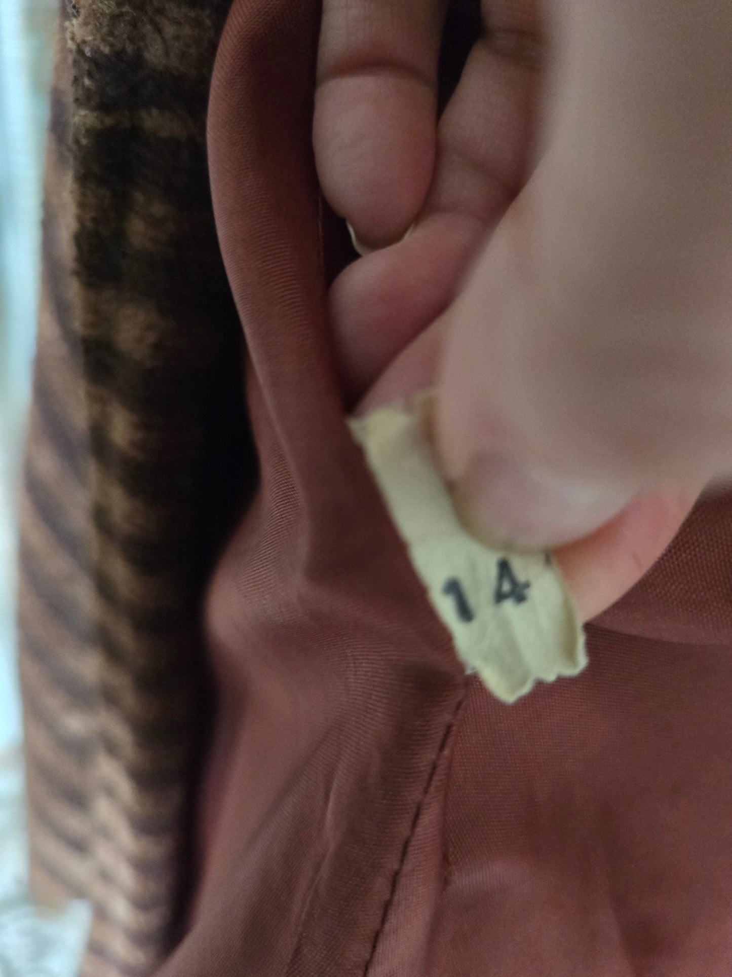 Vintage Chenille 70s coat