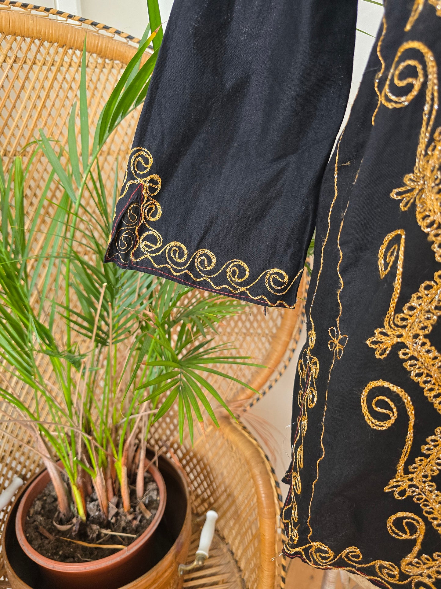 Vintage embroidered kaftan tunic