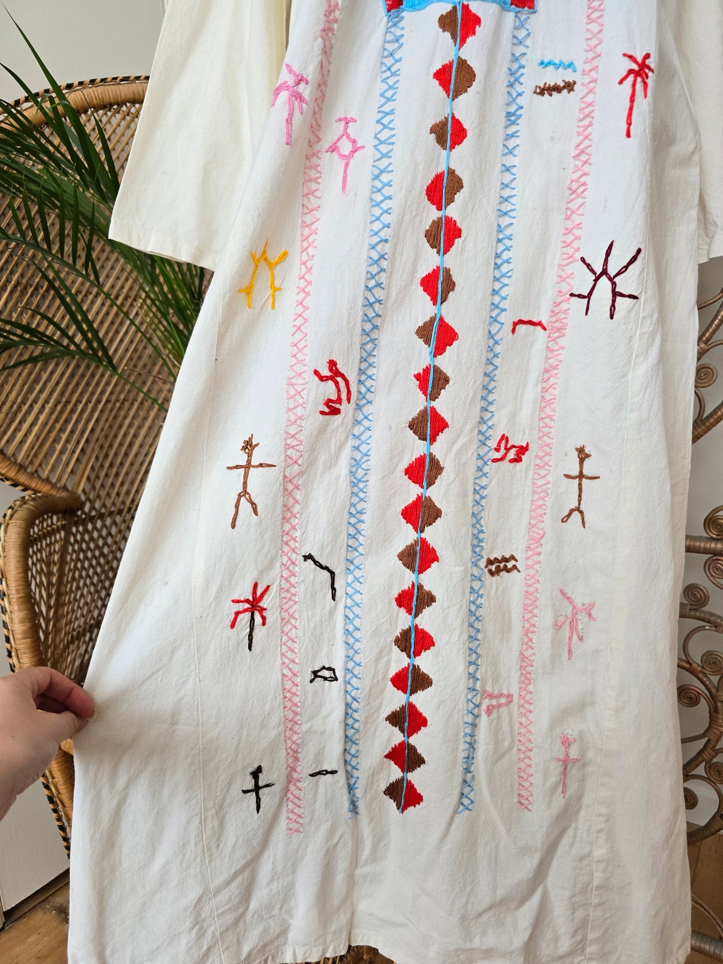 Vintage Egyptian kaftan dress