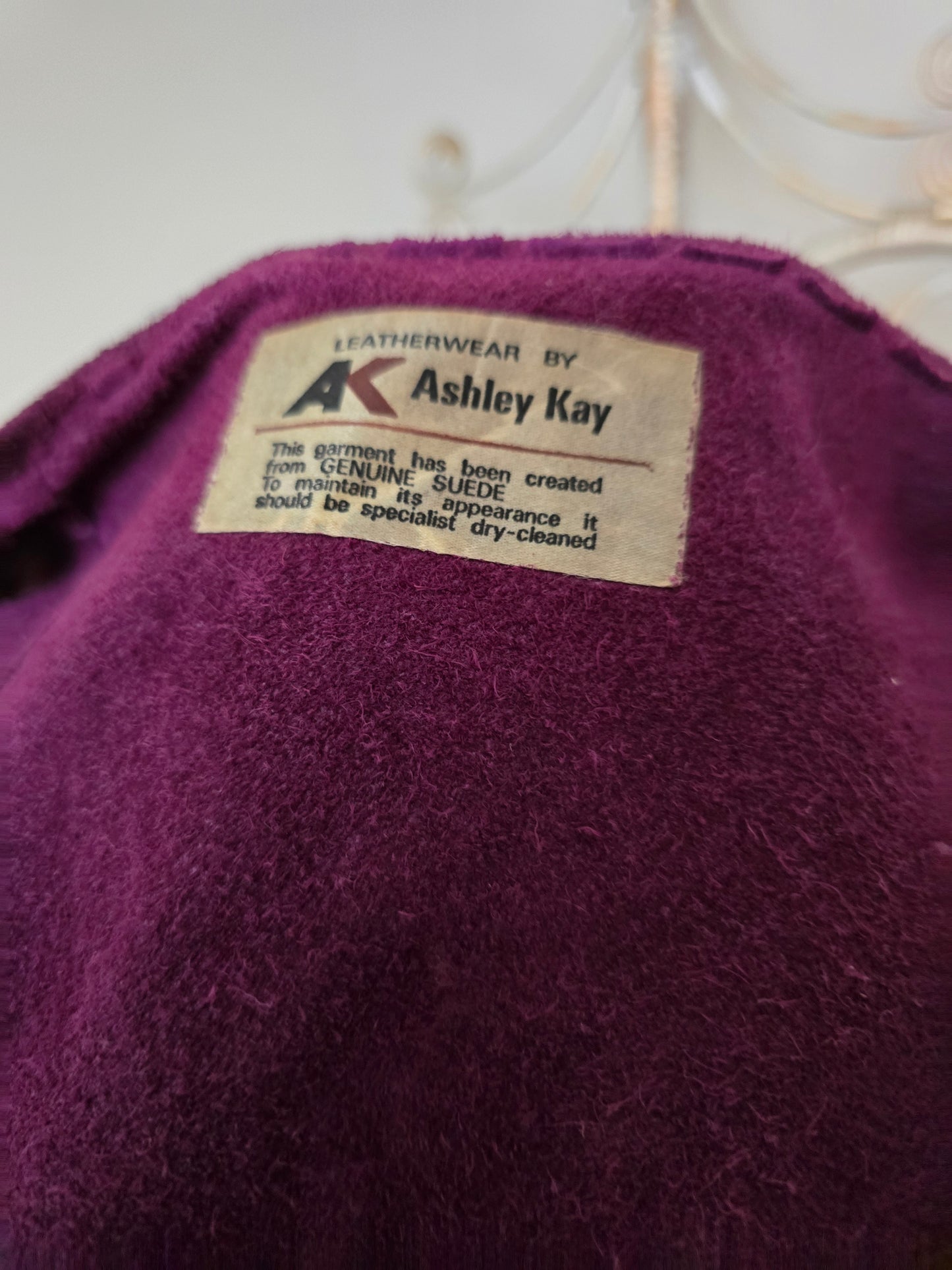 Vintage 70s suede dress