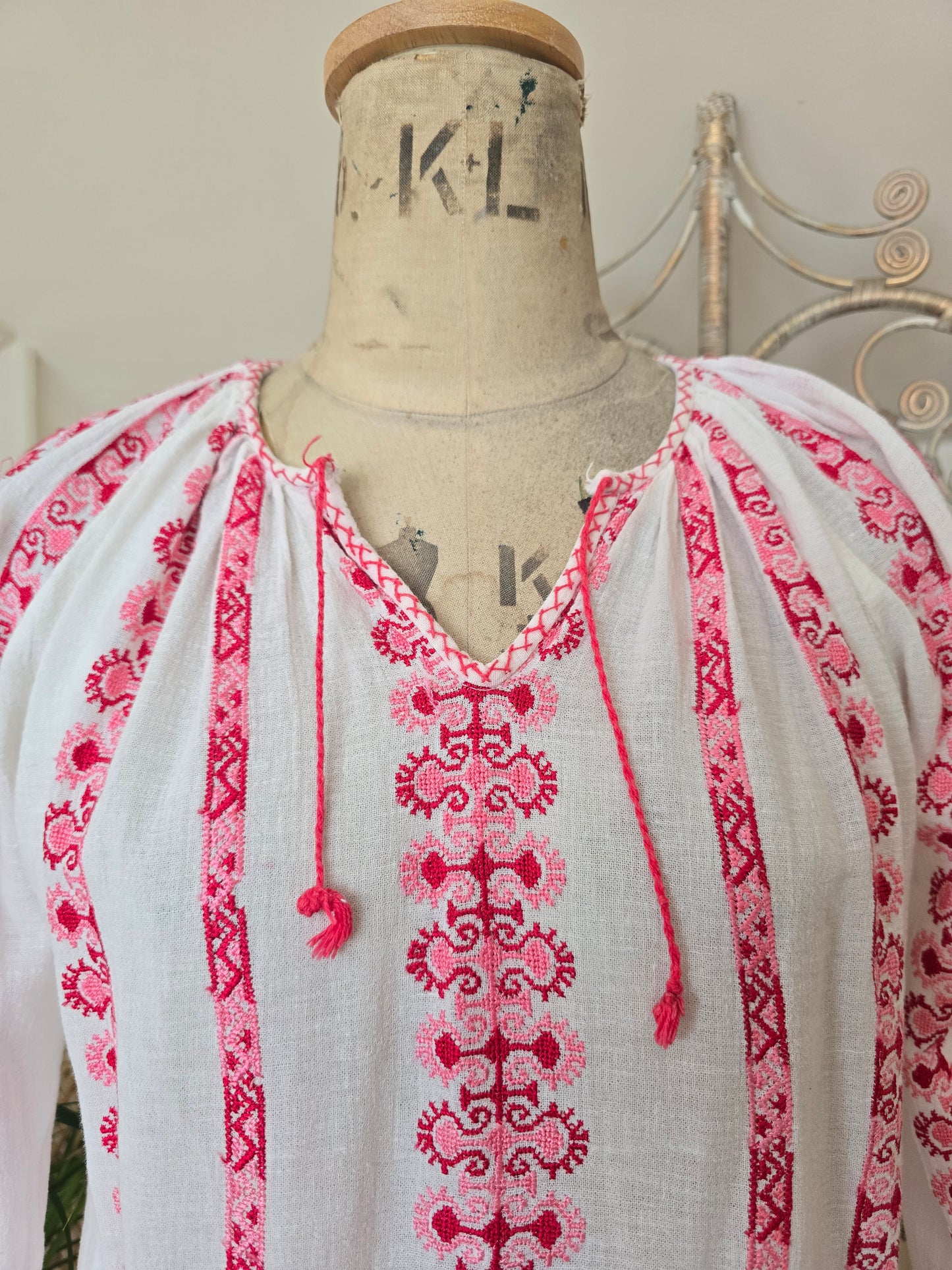 Vintage embroidered  blouse